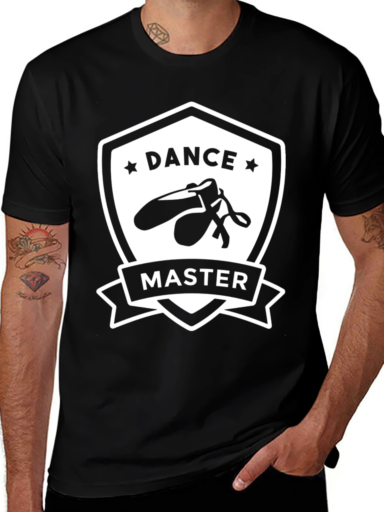 Dance Master T-Shirt - Black Graphic Tee