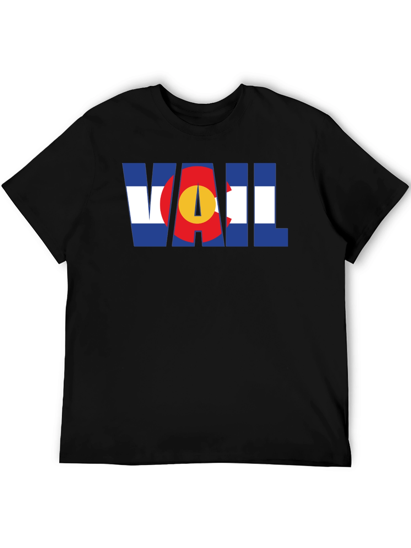 Vail Colorado Flag Graphic T-Shirt