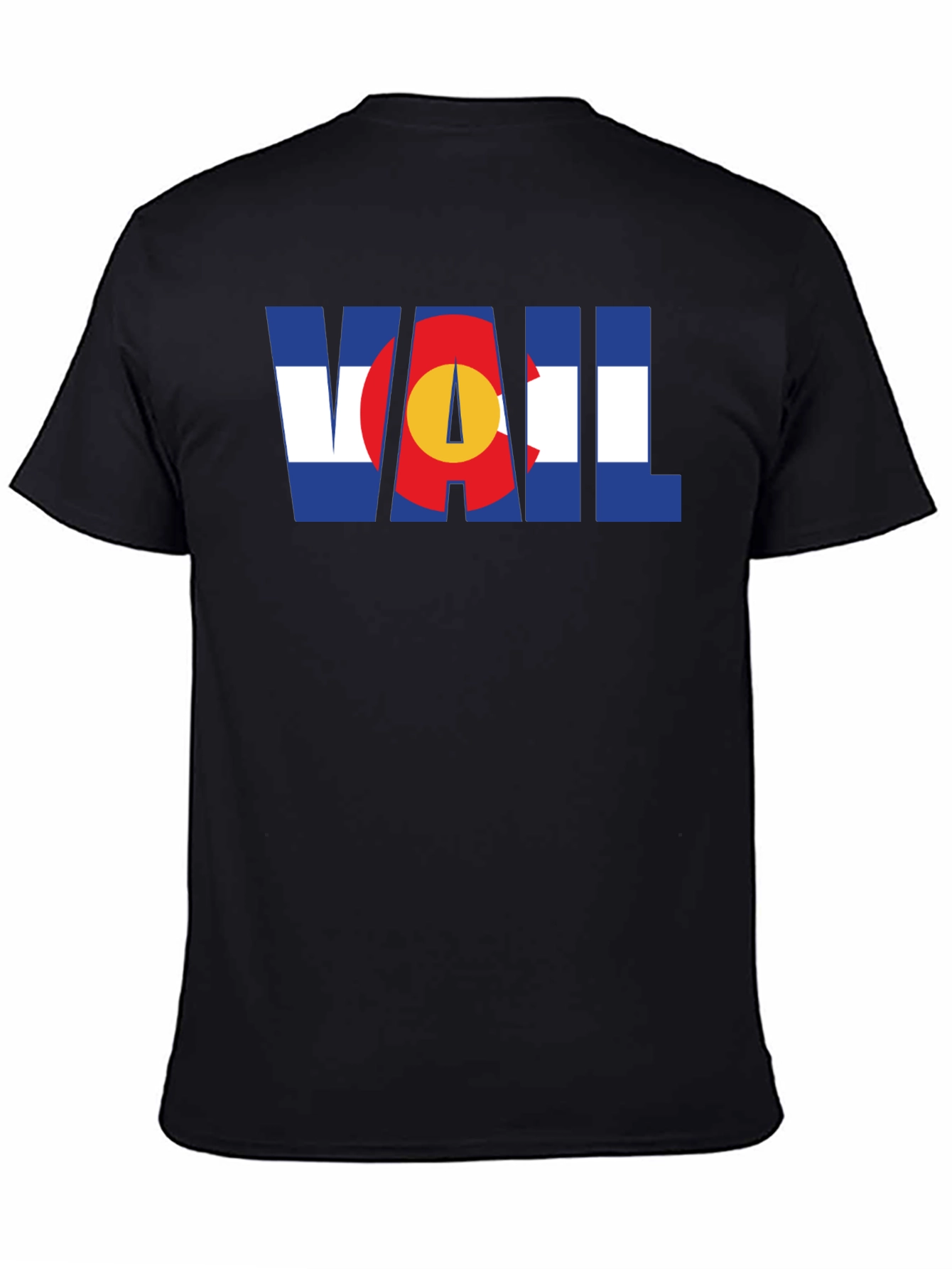 Vail Colorado Flag Graphic T-Shirt