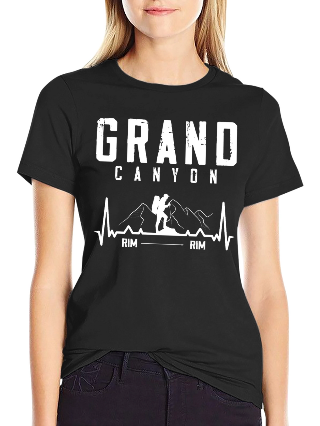 Grand Canyon Rim Hiking Graphic Tee