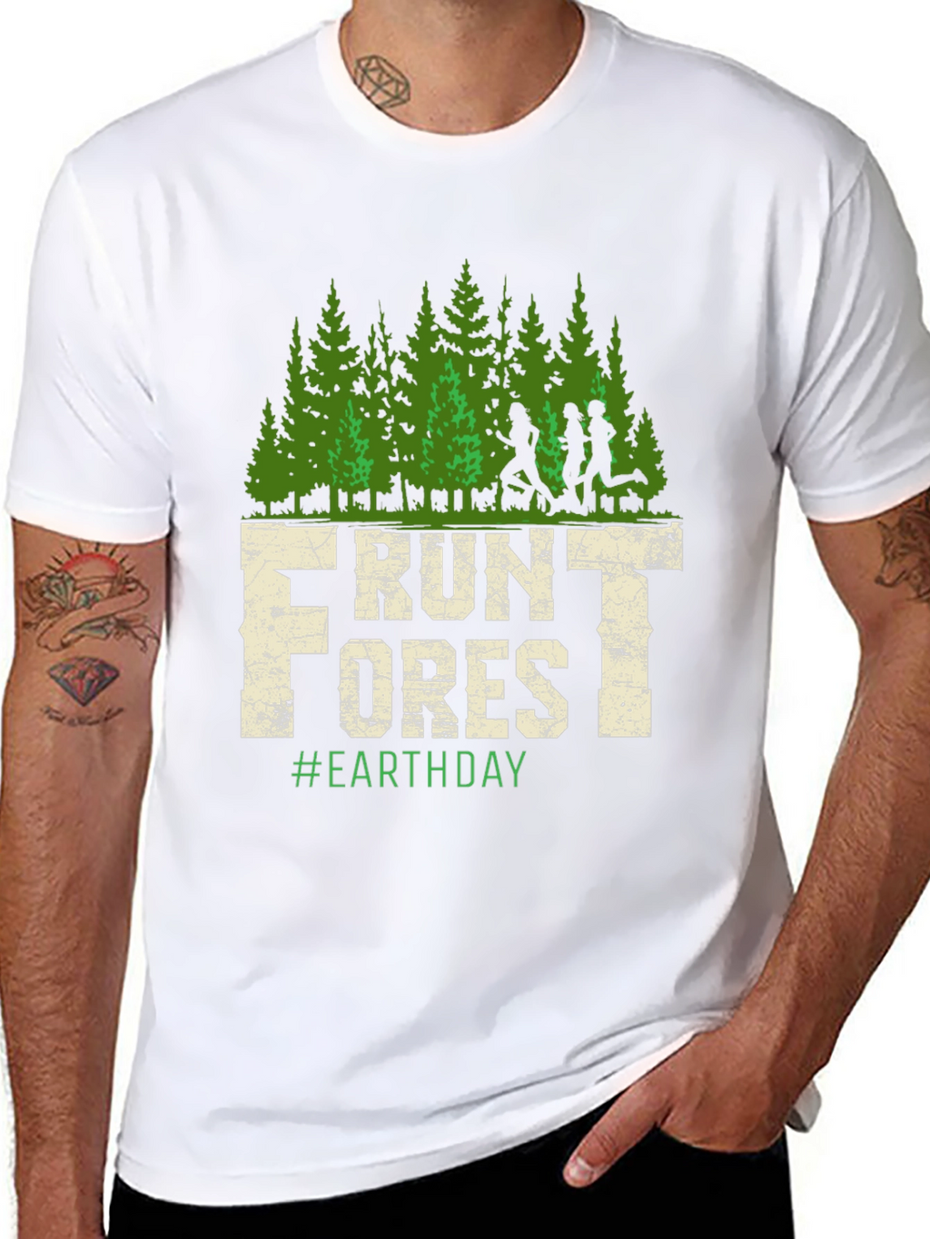 Run Forest Earth Day T-Shirt