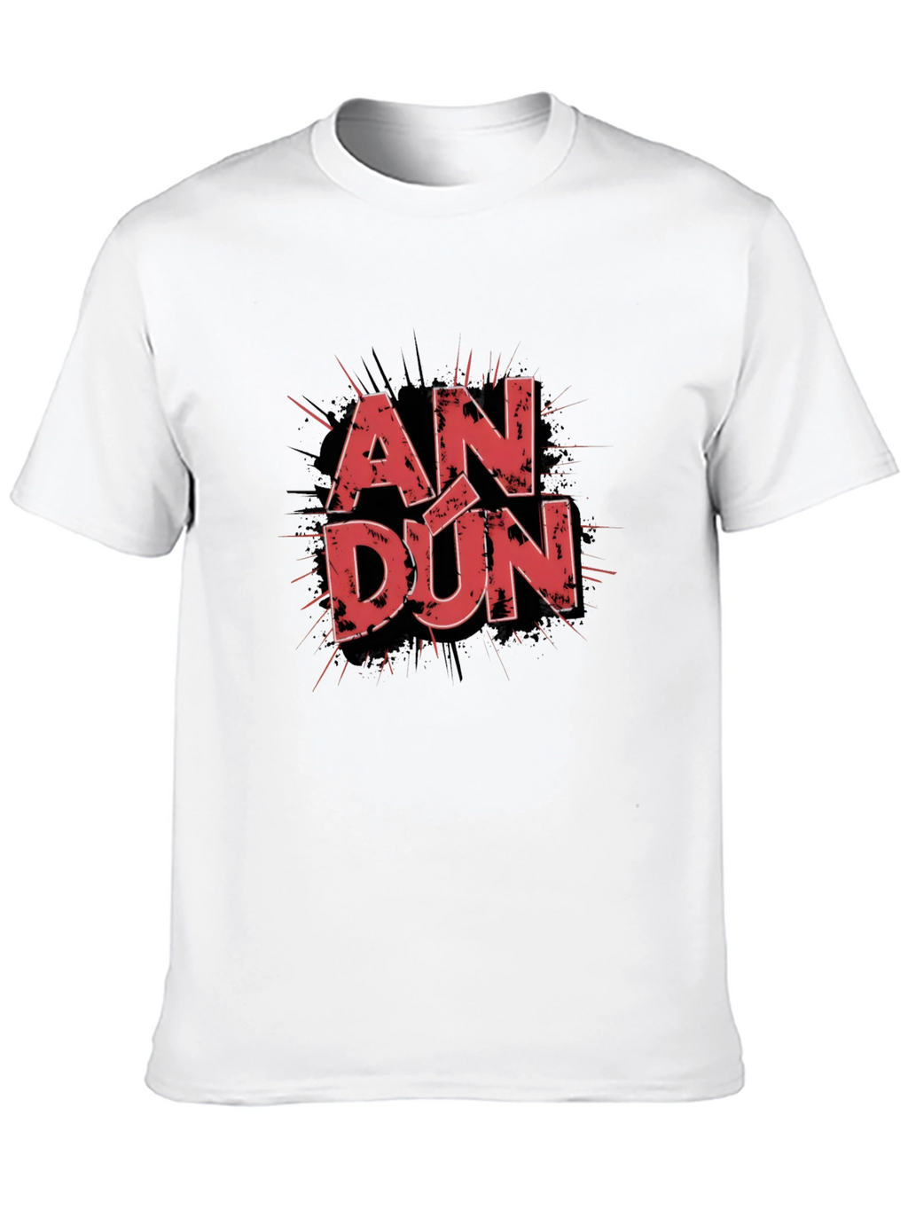AN DÚN Graphic T-Shirt - Stylish Black Tee