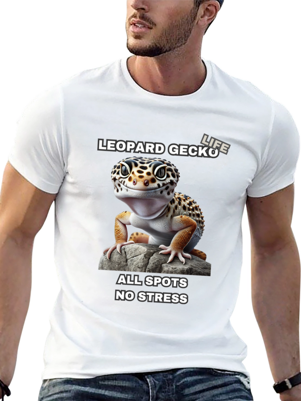 Leopard Gecko Life T-Shirt - All Spots No Stress