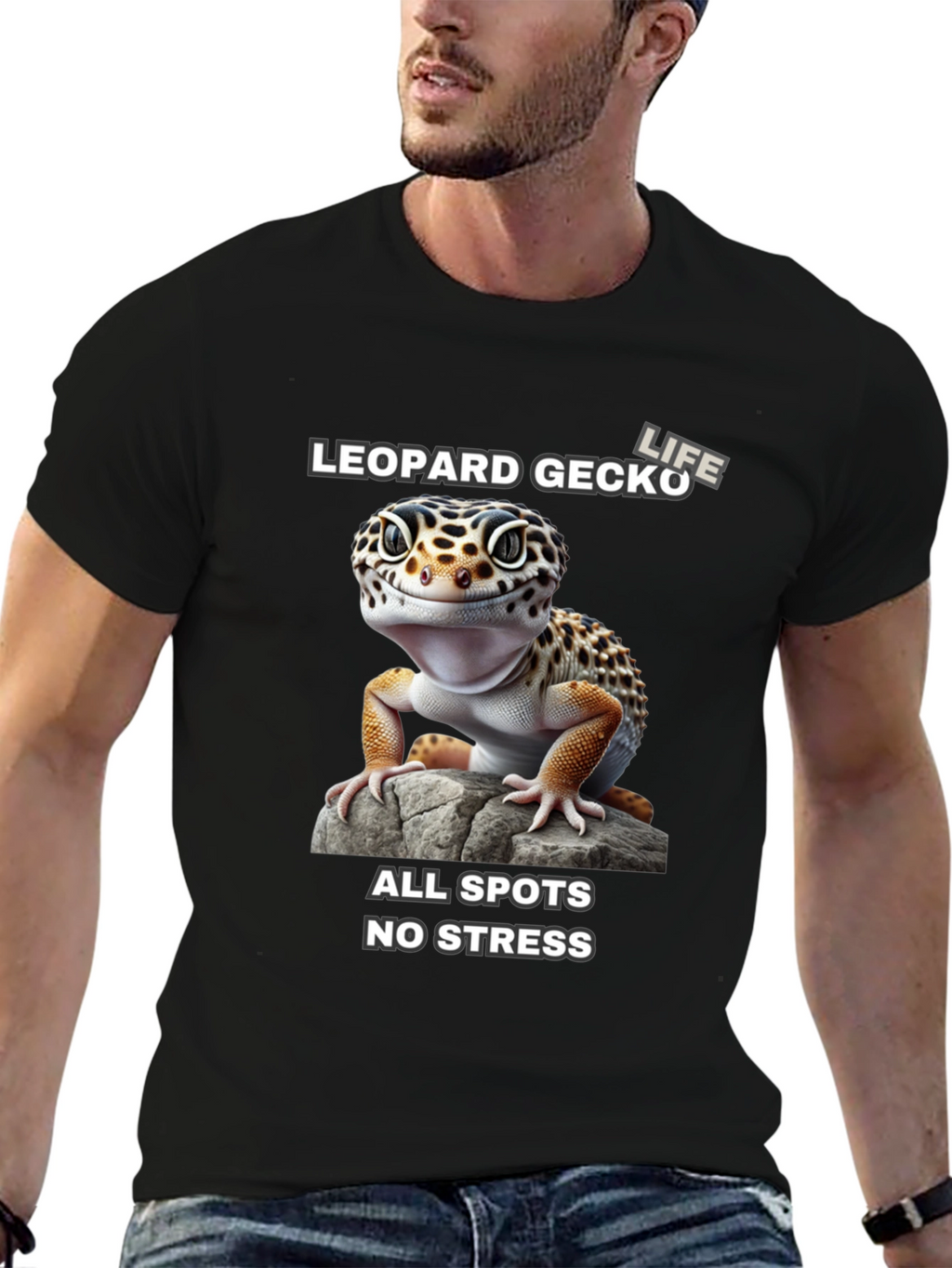 Leopard Gecko Life T-Shirt - All Spots No Stress