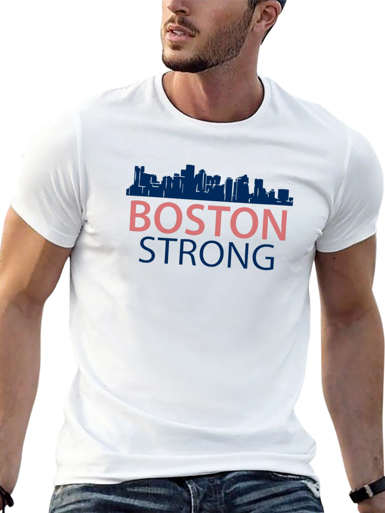 Boston Strong T-Shirt - Mens Short Sleeve