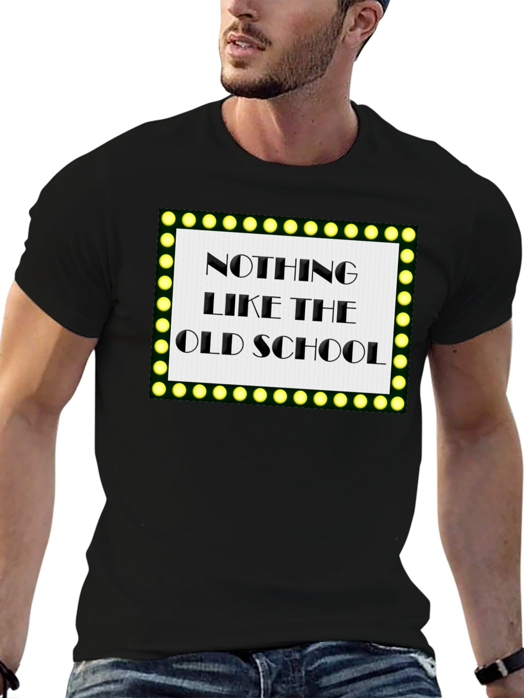 Retro Style Nothing Like the Old School Black T-Shirt