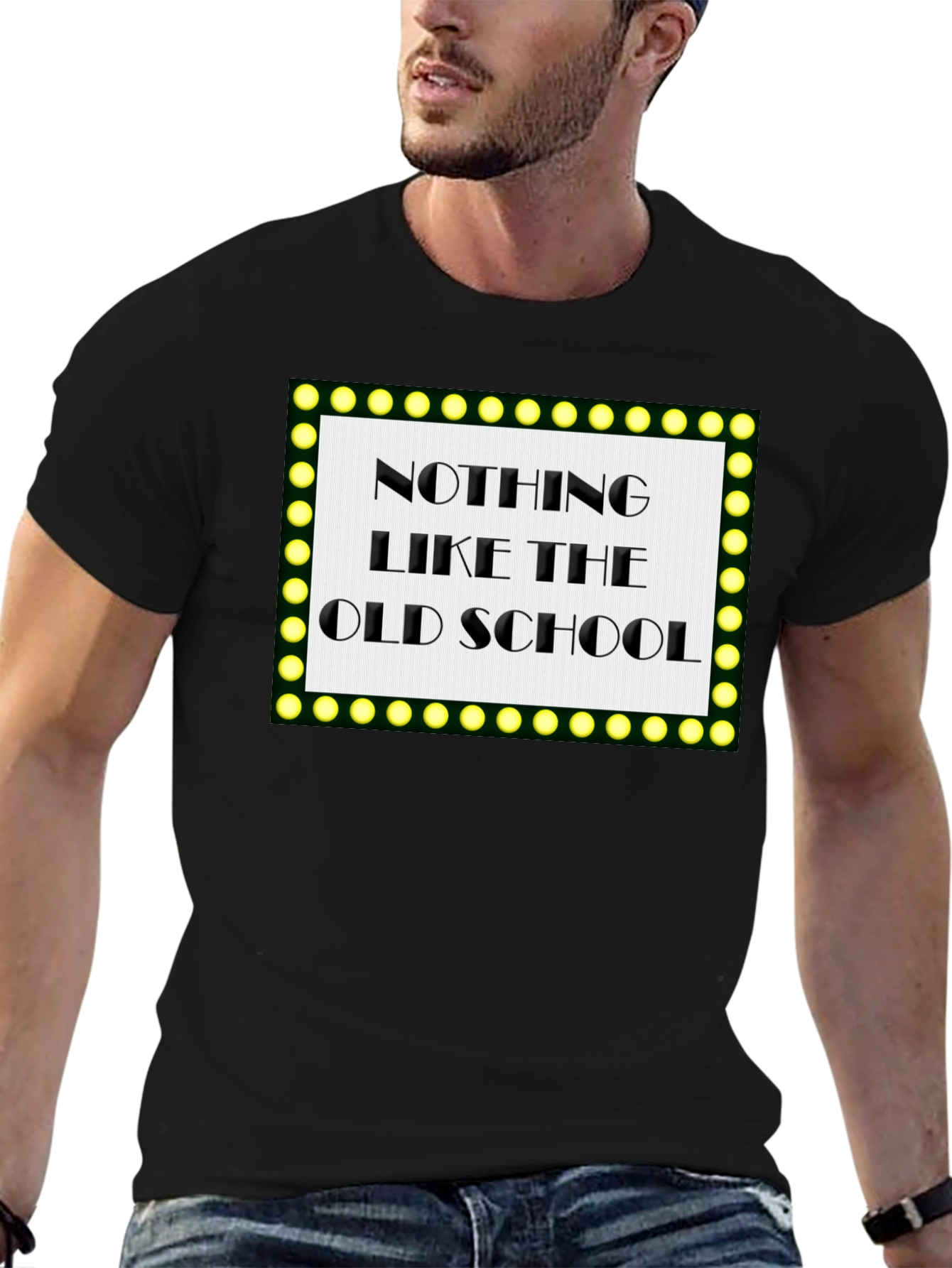 Retro Style Nothing Like the Old School Black T-Shirt