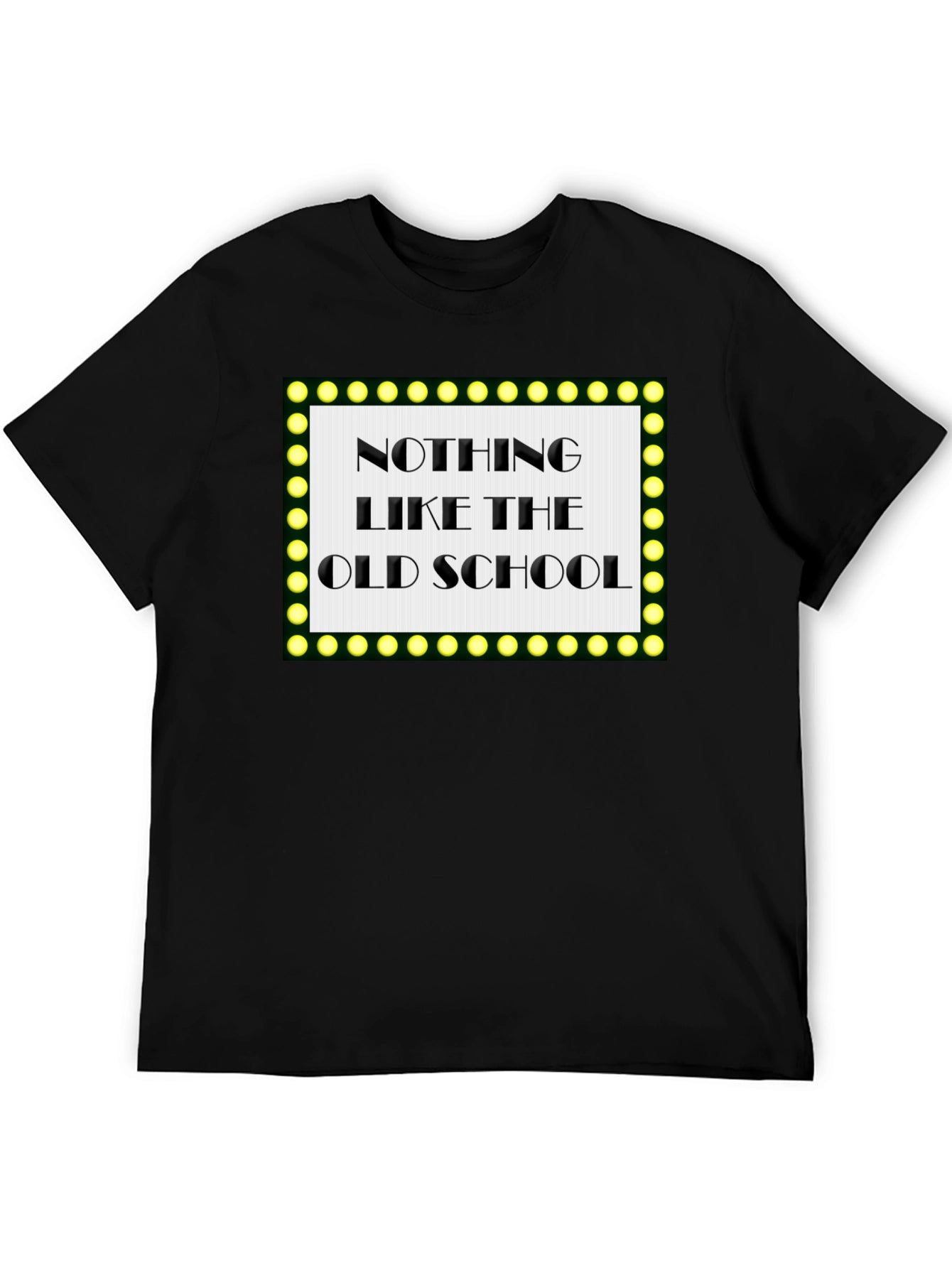 Retro Style Nothing Like the Old School Black T-Shirt