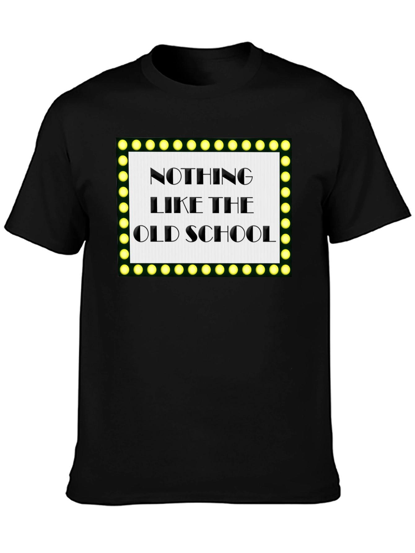 Retro Style Nothing Like the Old School Black T-Shirt