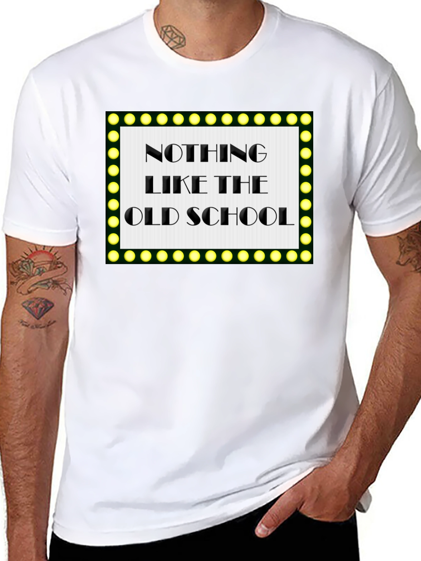 Retro Style Nothing Like the Old School Black T-Shirt