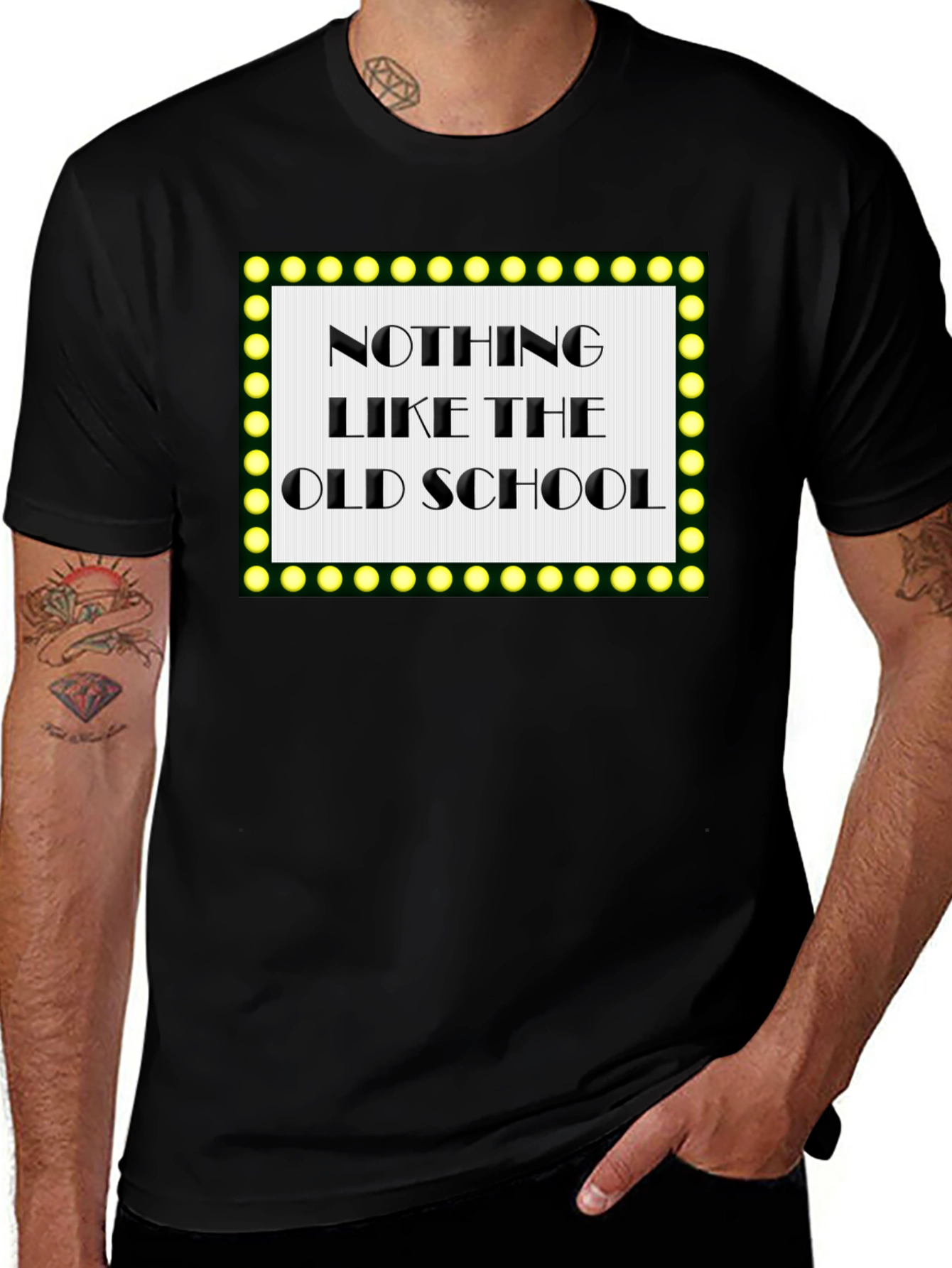 Retro Style Nothing Like the Old School Black T-Shirt