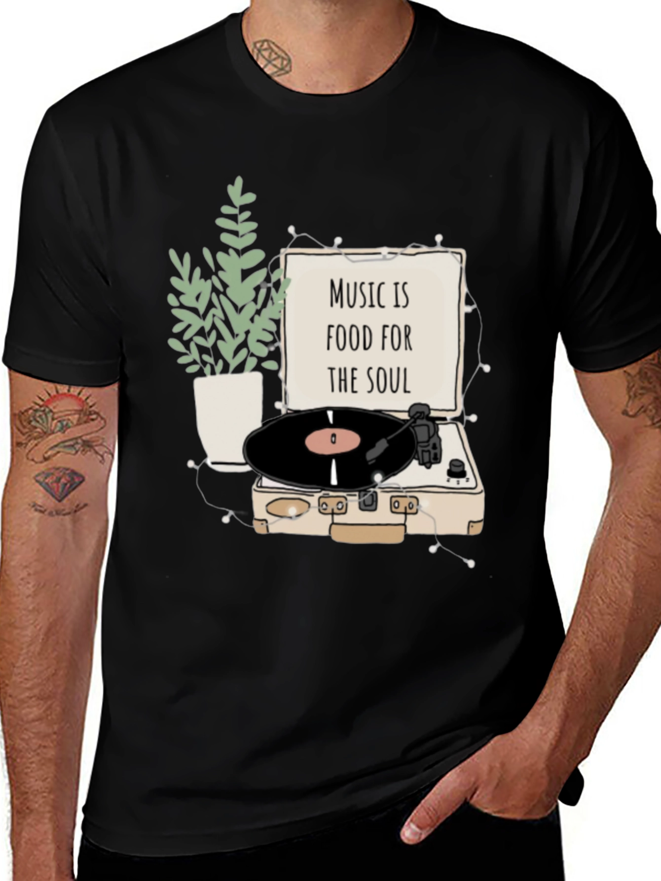 Music is Food for the Soul T-Shirt