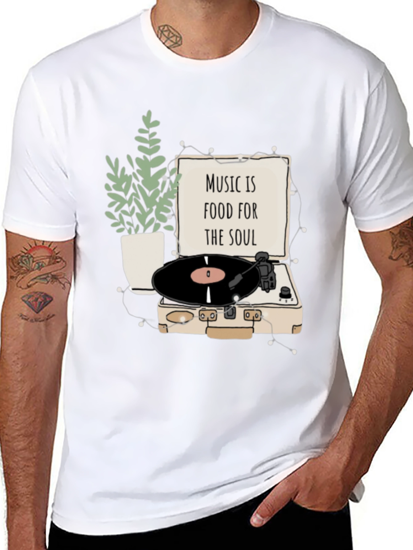 Music is Food for the Soul T-Shirt