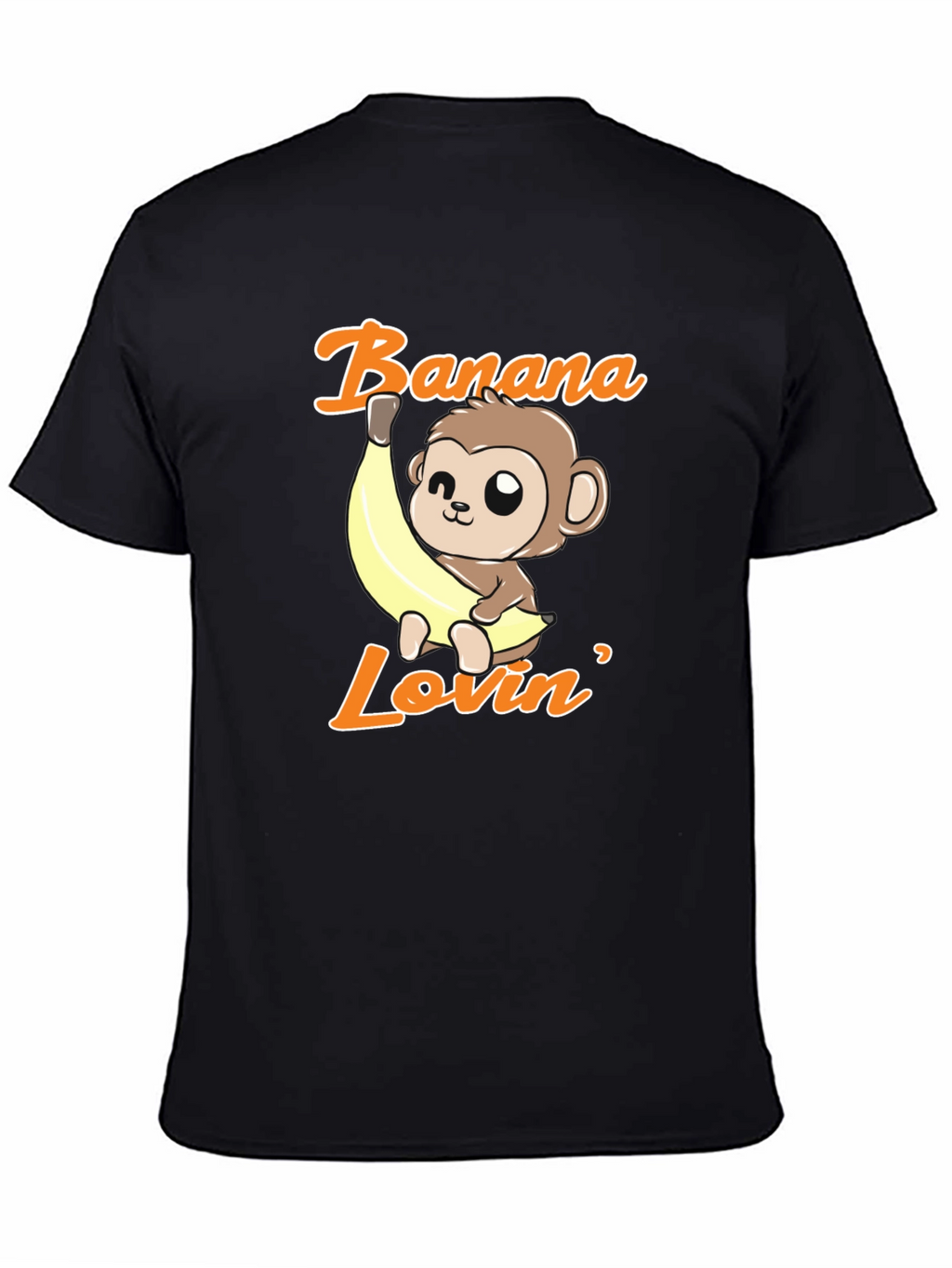 Banana Lovin Monkey T-Shirt - Cute Cartoon Graphic Tee