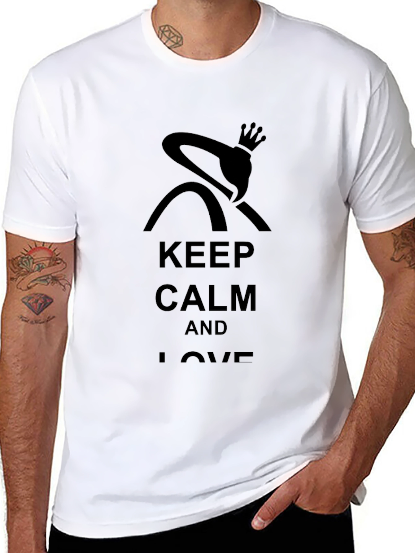 Keep Calm & Love Swan T-Shirt