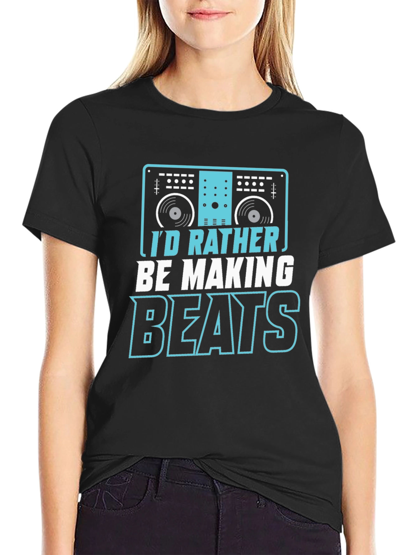 Id Rather Be Making Beats Graphic Tee