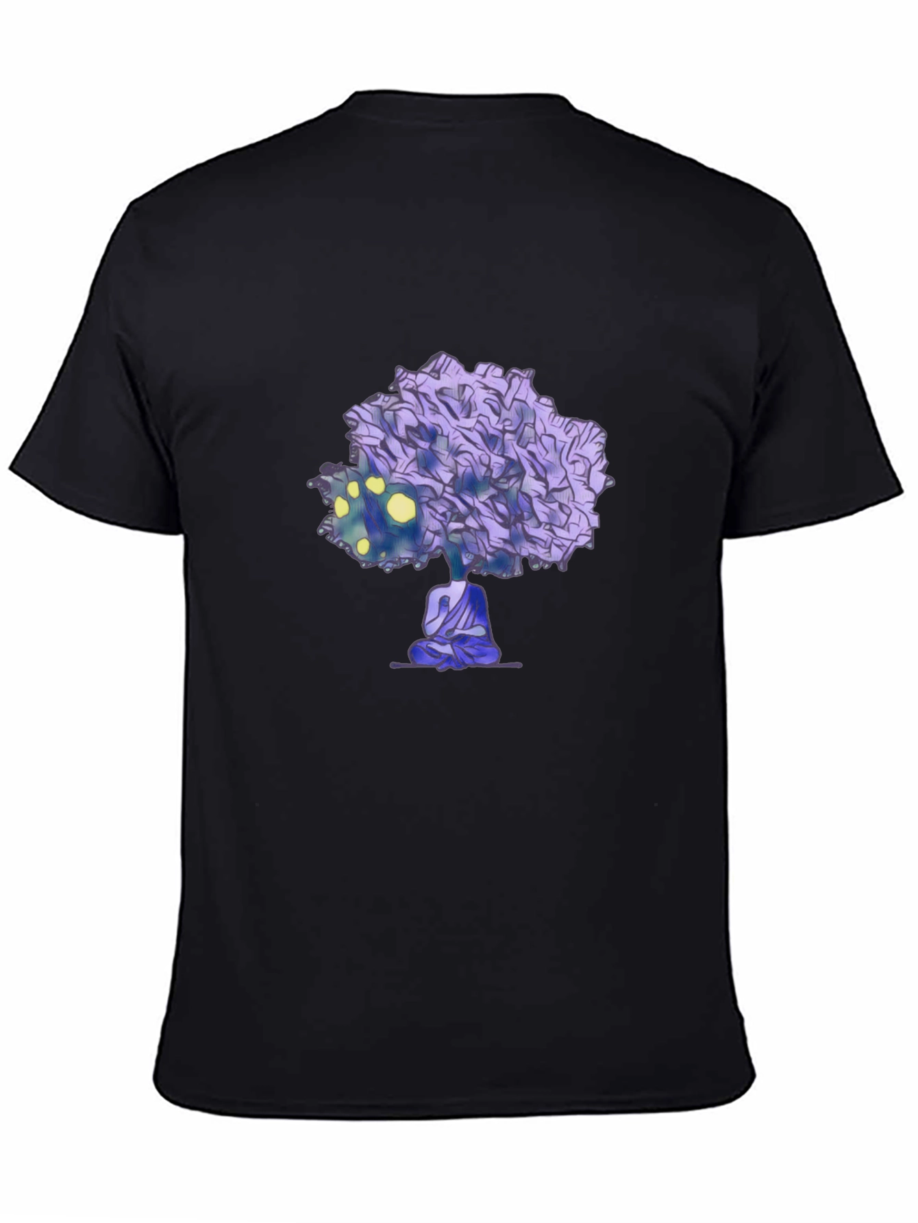 Meditative Tree Graphic Tee - Zen Style Shirt