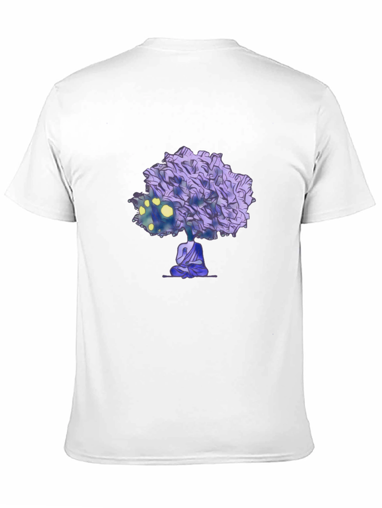 Meditative Tree Graphic Tee - Zen Style Shirt