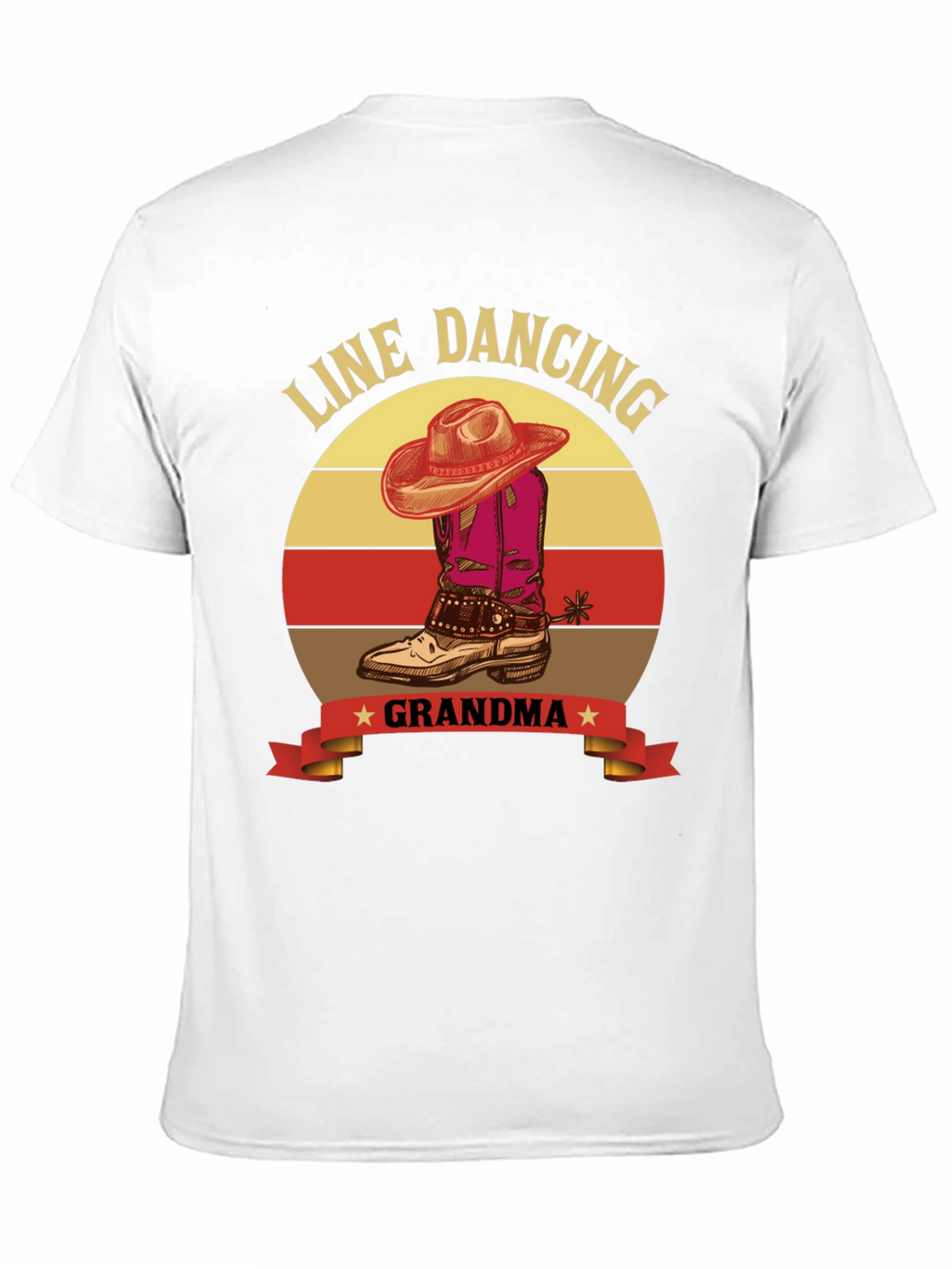 Line Dancing Grandma T-Shirt - Western Style