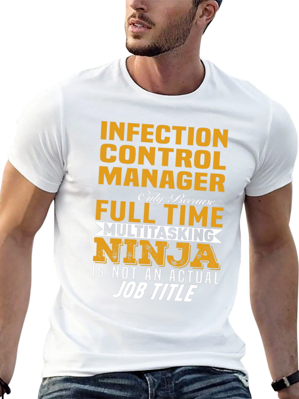 Infection Control Manager Multitasking Ninja T-Shirt