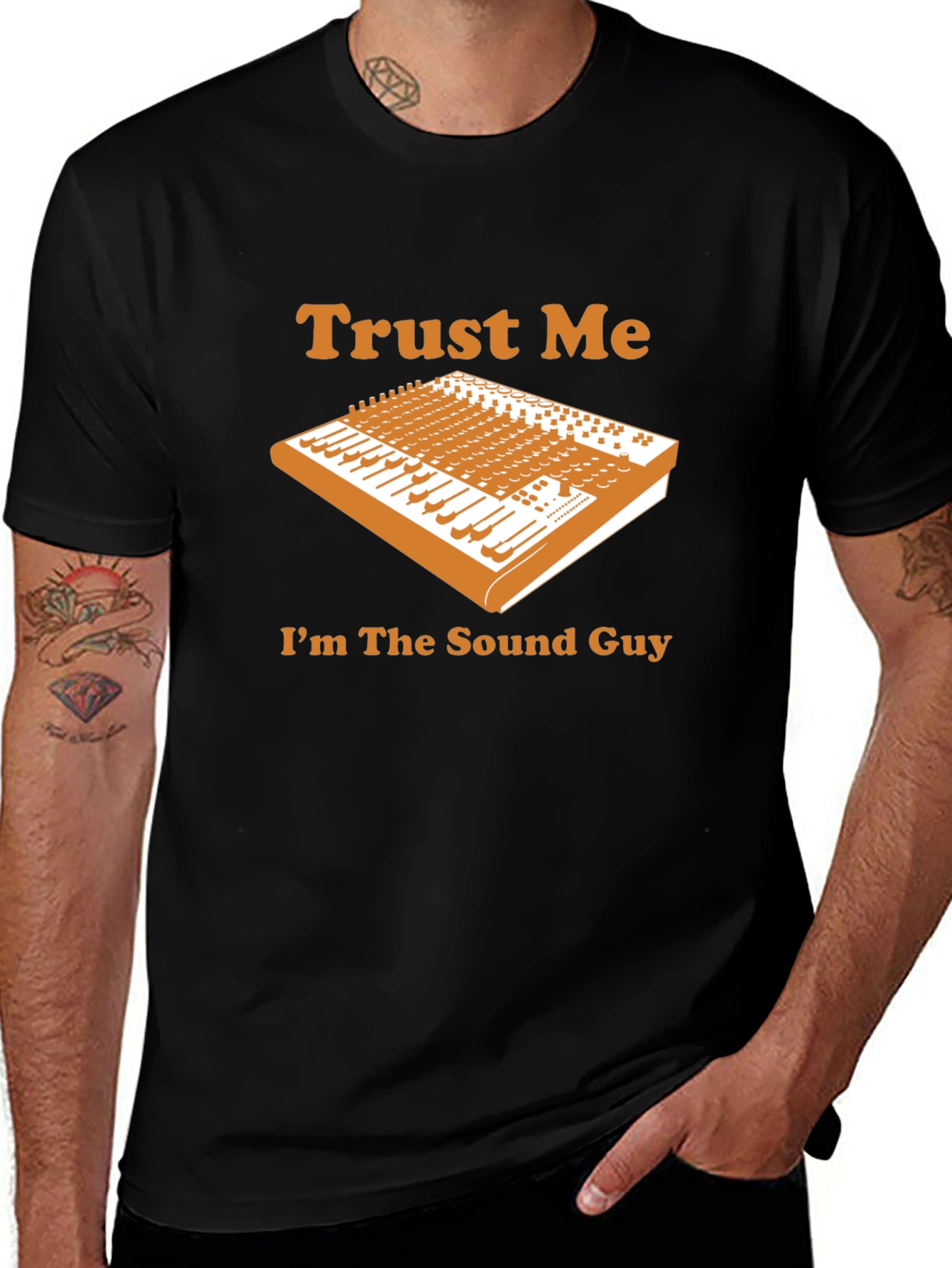 Trust Me Sound Guy Black T-Shirt