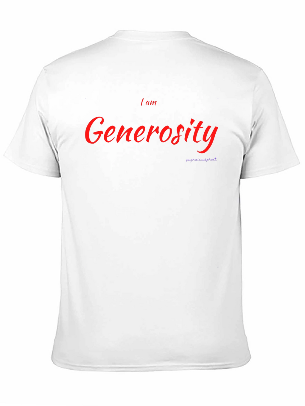 I am Generosity Black T-Shirt