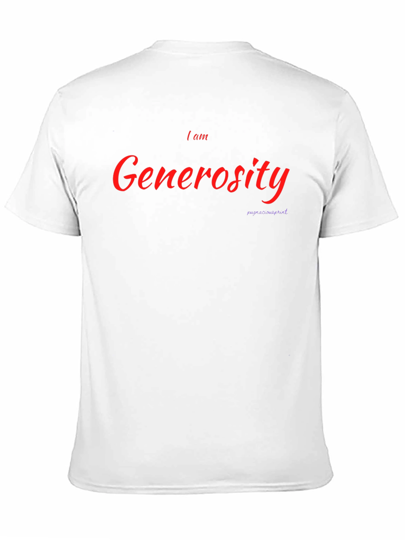 I am Generosity Black T-Shirt