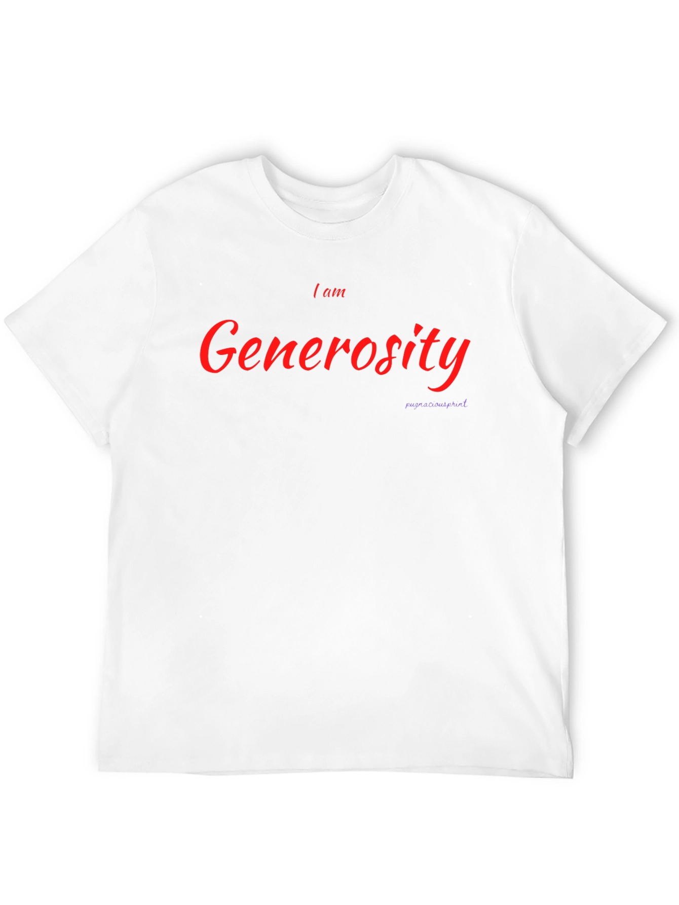 I am Generosity Black T-Shirt