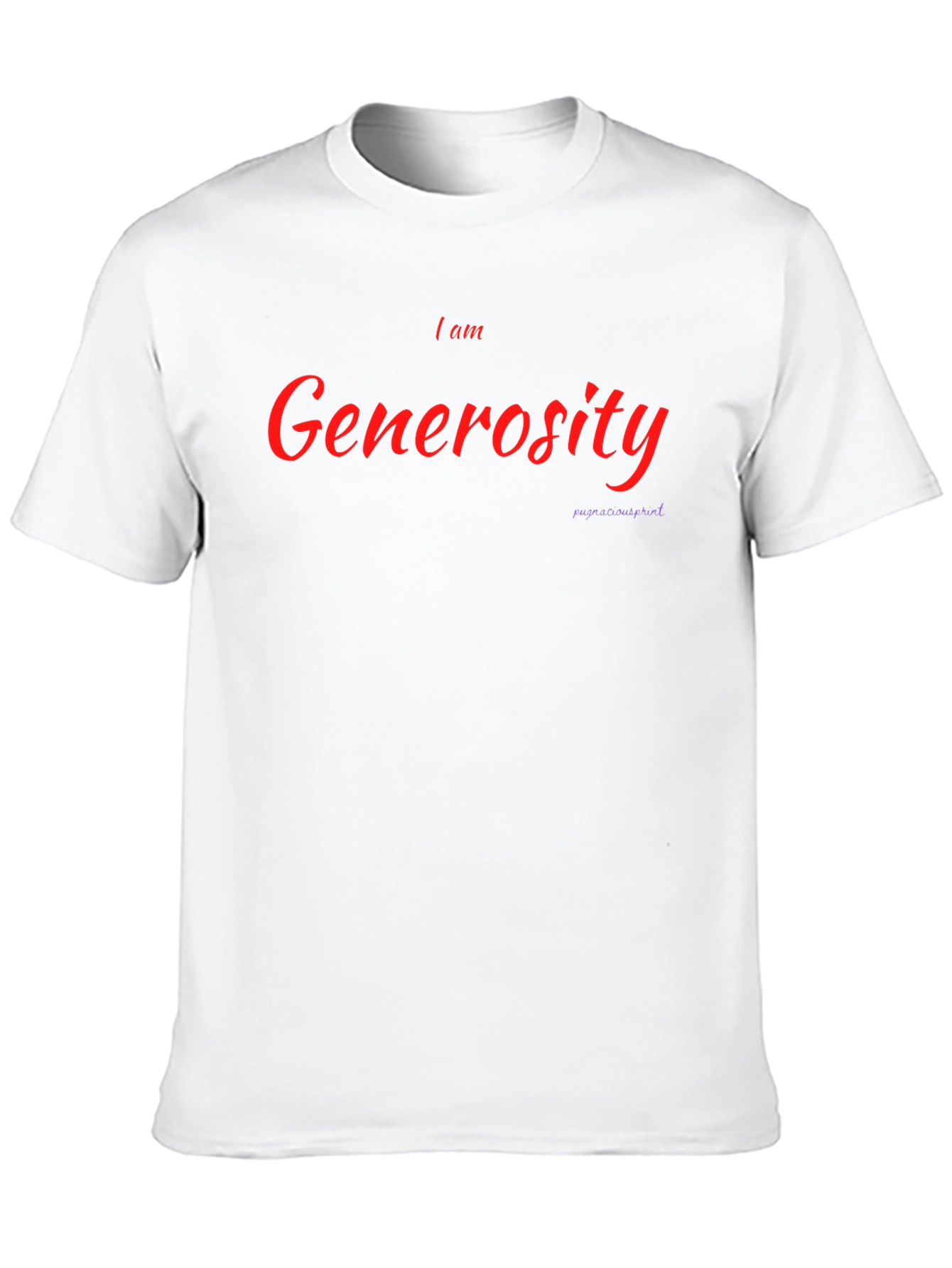 I am Generosity Black T-Shirt