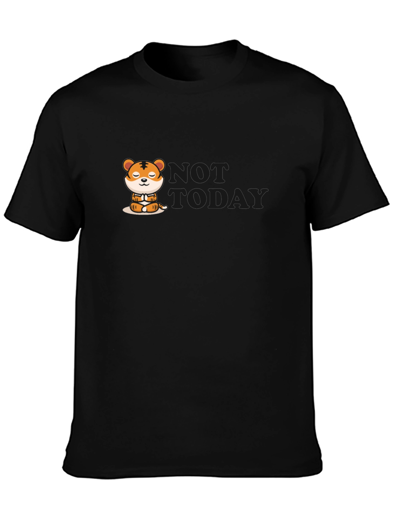 Zen Tiger Graphic Tee - Relaxed Vibe