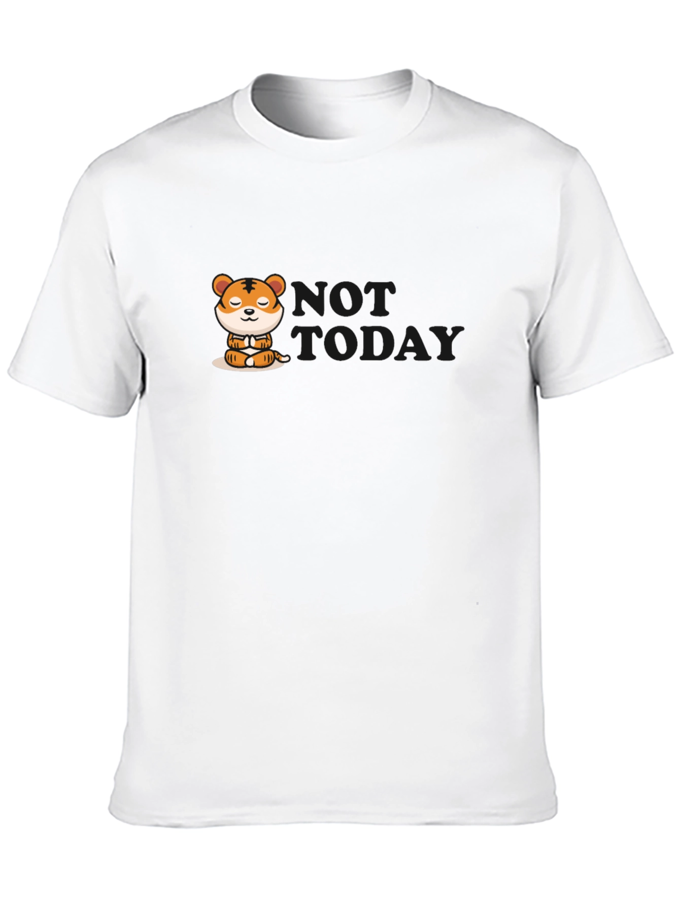 Zen Tiger Graphic Tee - Relaxed Vibe