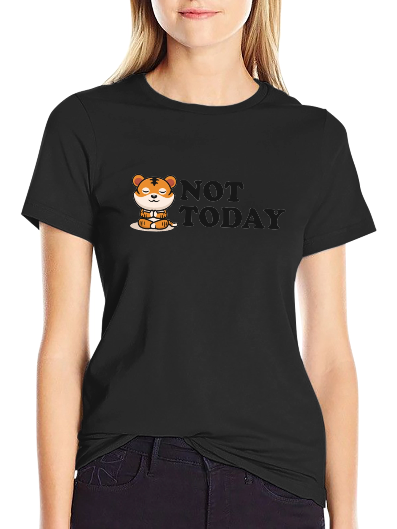 Zen Tiger Graphic Tee - Relaxed Vibe