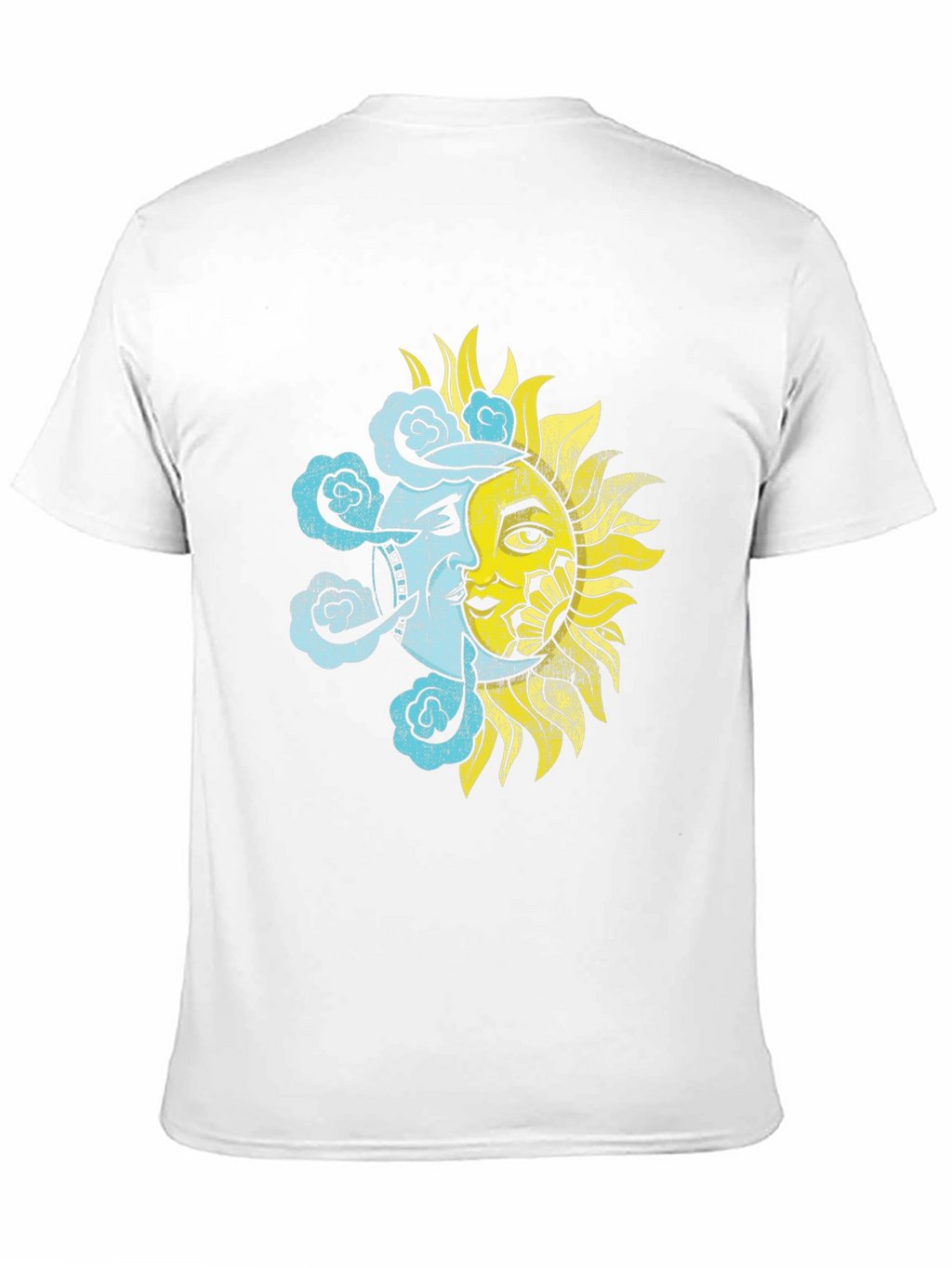 Celestial Sun & Moon Graphic T-Shirt