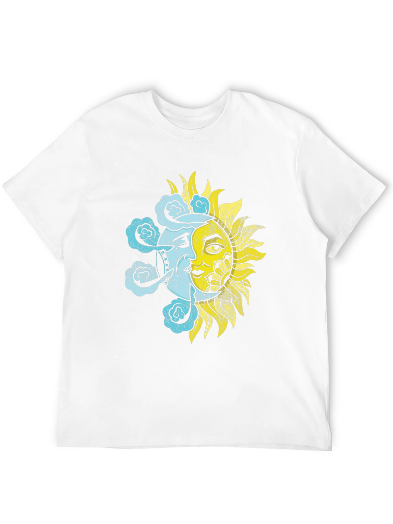 Celestial Sun & Moon Graphic T-Shirt