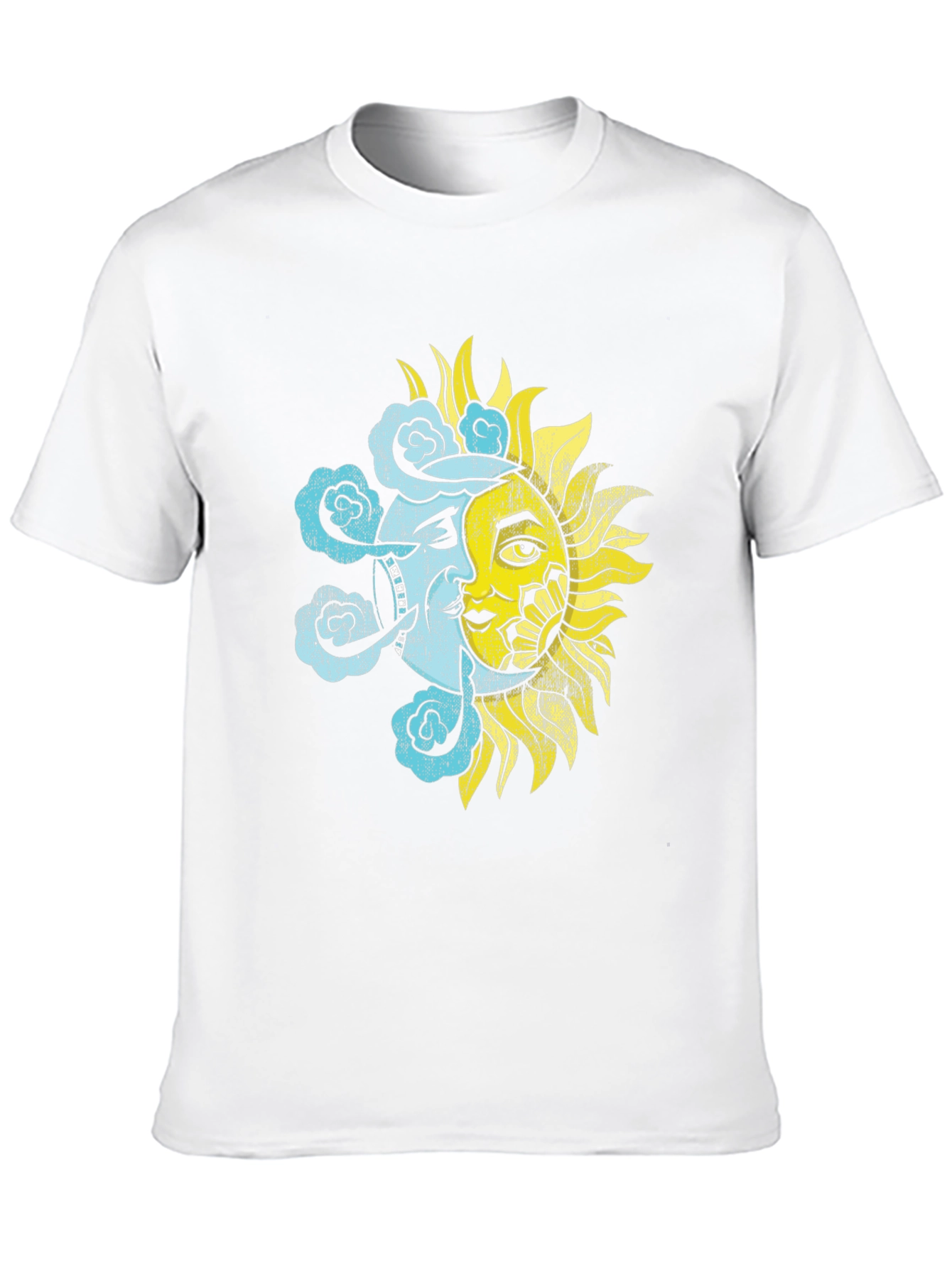 Celestial Sun & Moon Graphic T-Shirt