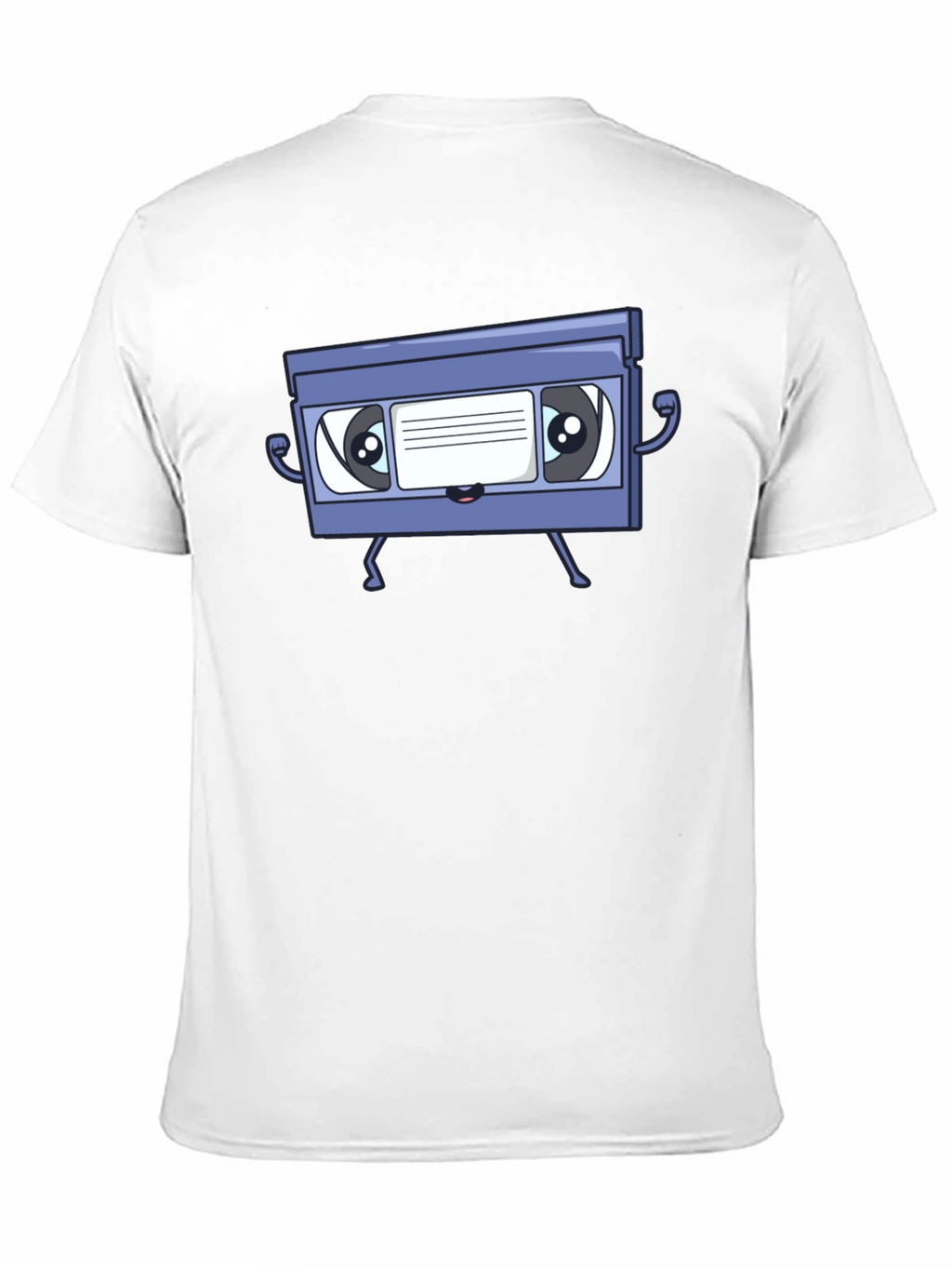 Retro VHS Tape Character Graphic T-Shirt