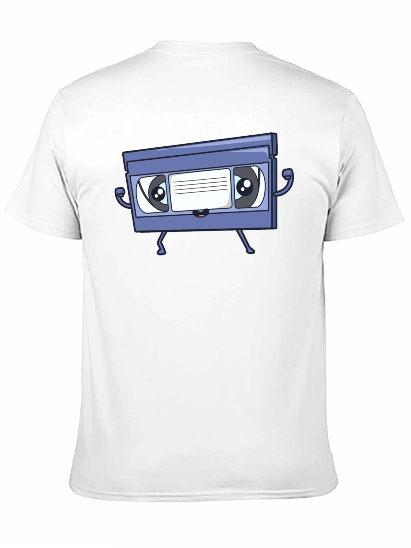 Retro VHS Tape Character Graphic T-Shirt