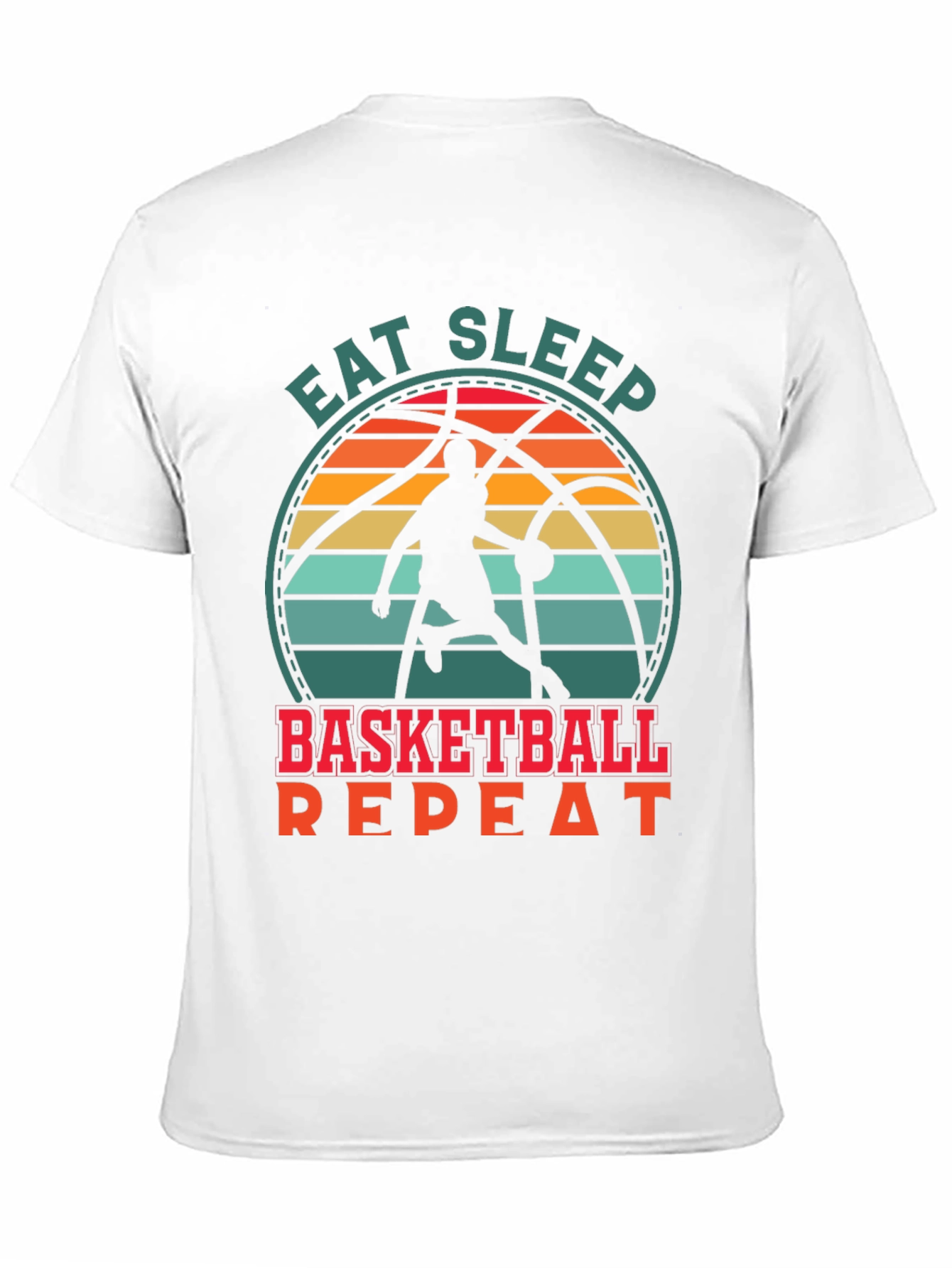 Eat Sleep Basketball Repeat T-Shirt
