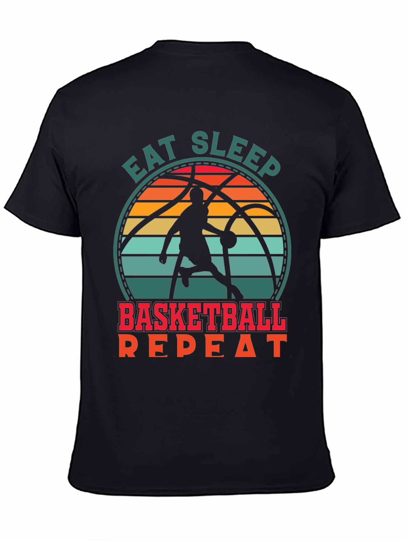 Eat Sleep Basketball Repeat T-Shirt