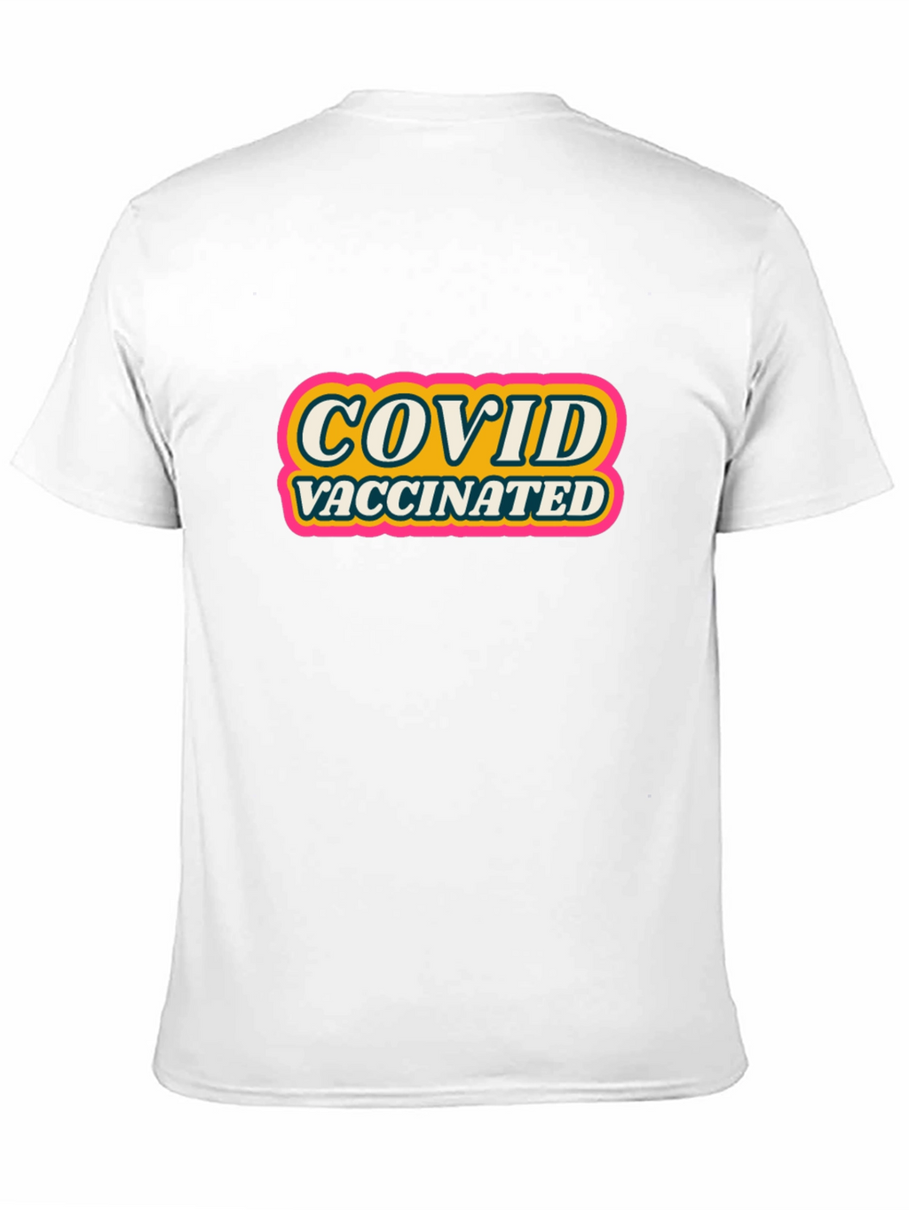 COVID Vaccinated Graphic Tee - Black