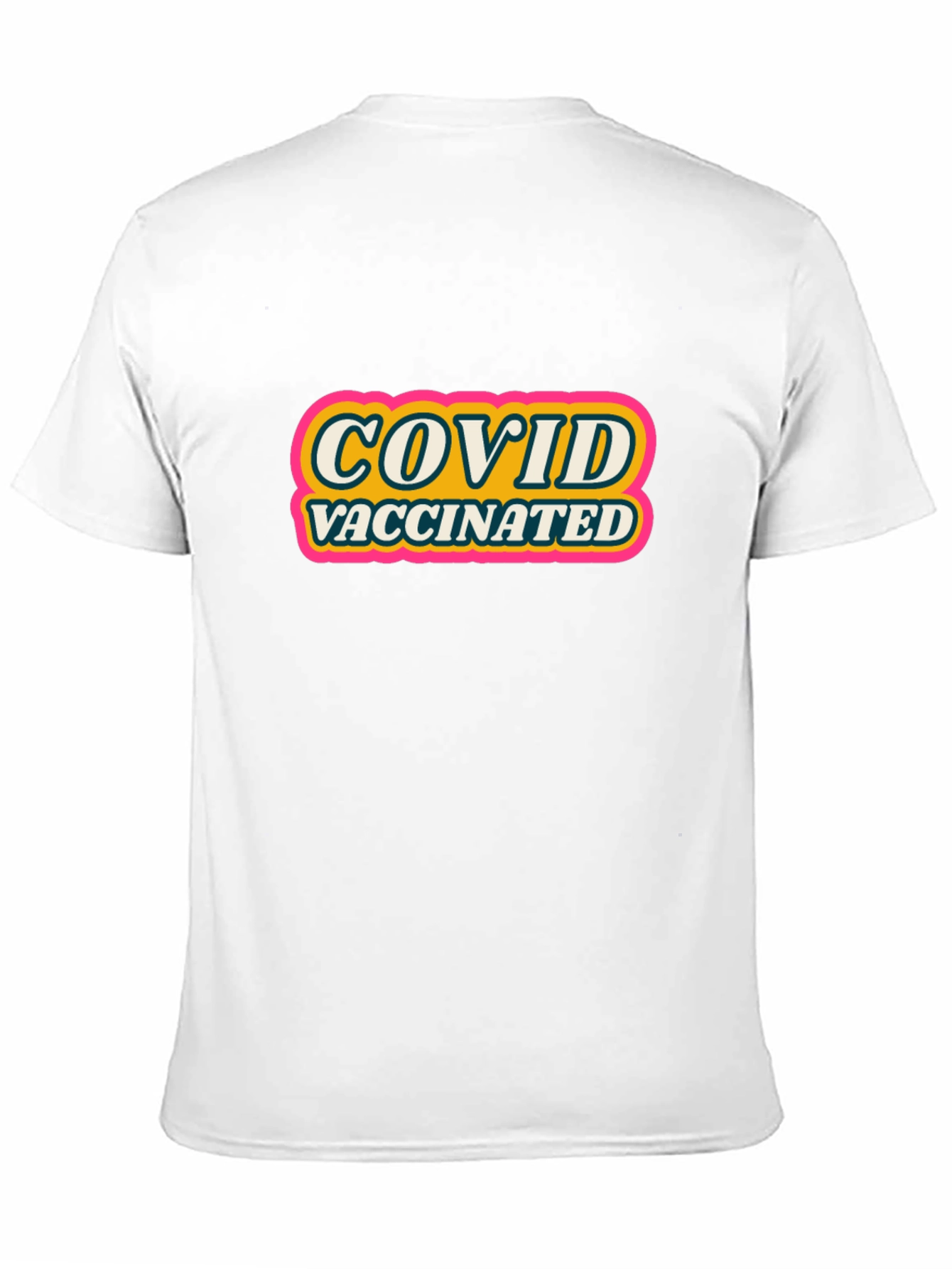 COVID Vaccinated Graphic Tee - Black