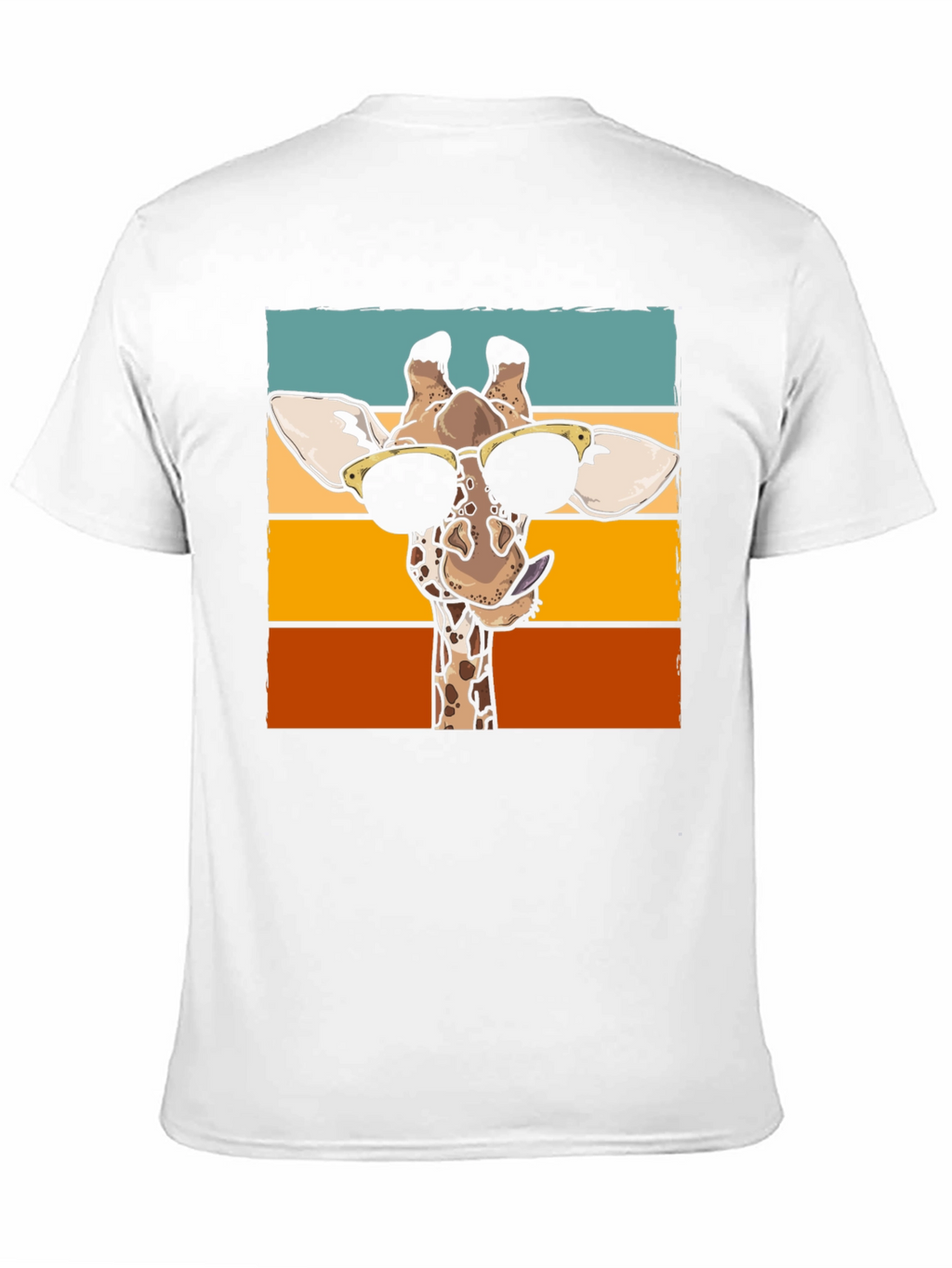Cool Giraffe Graphic T-Shirt - Black