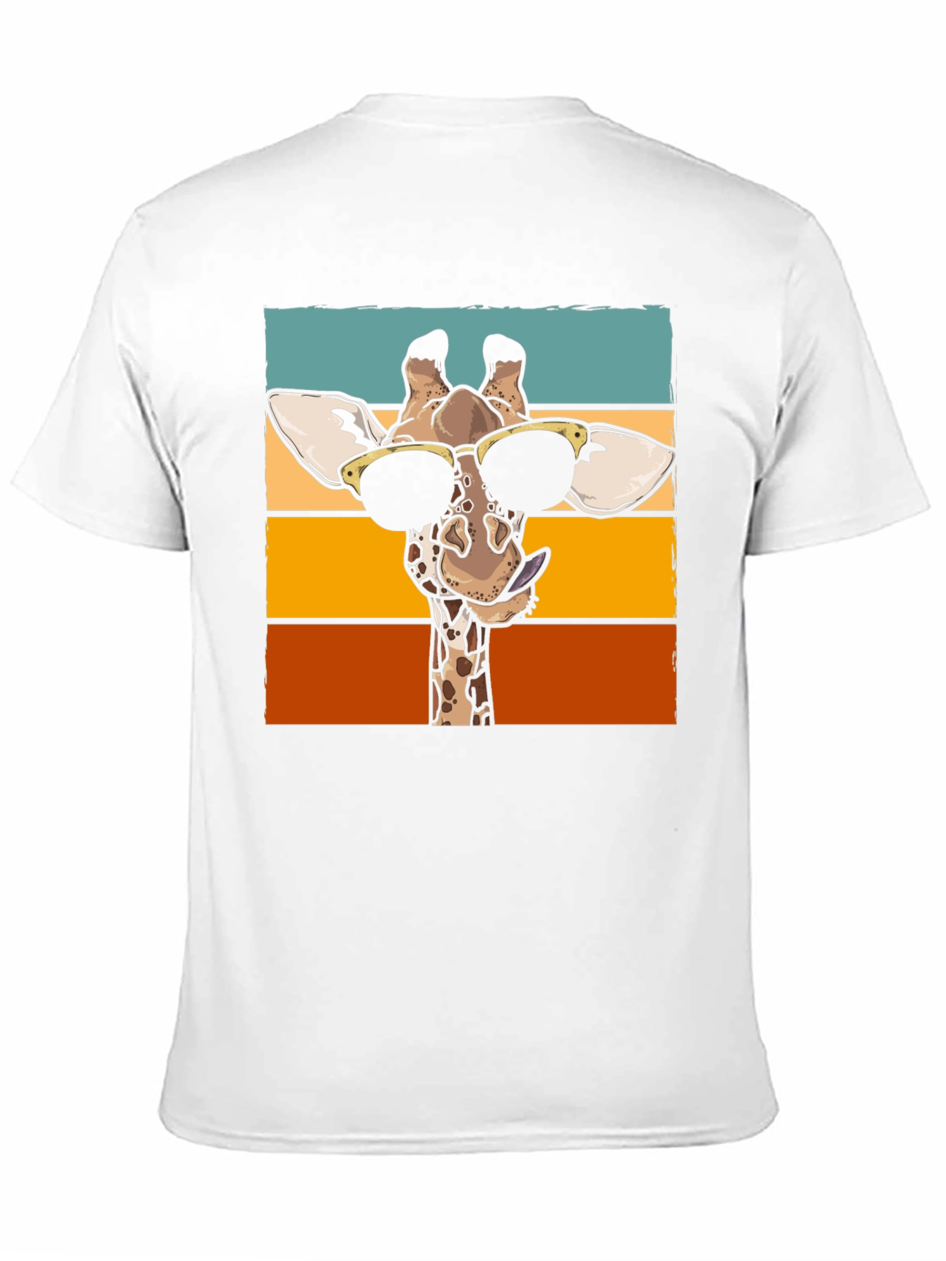 Cool Giraffe Graphic T-Shirt - Black