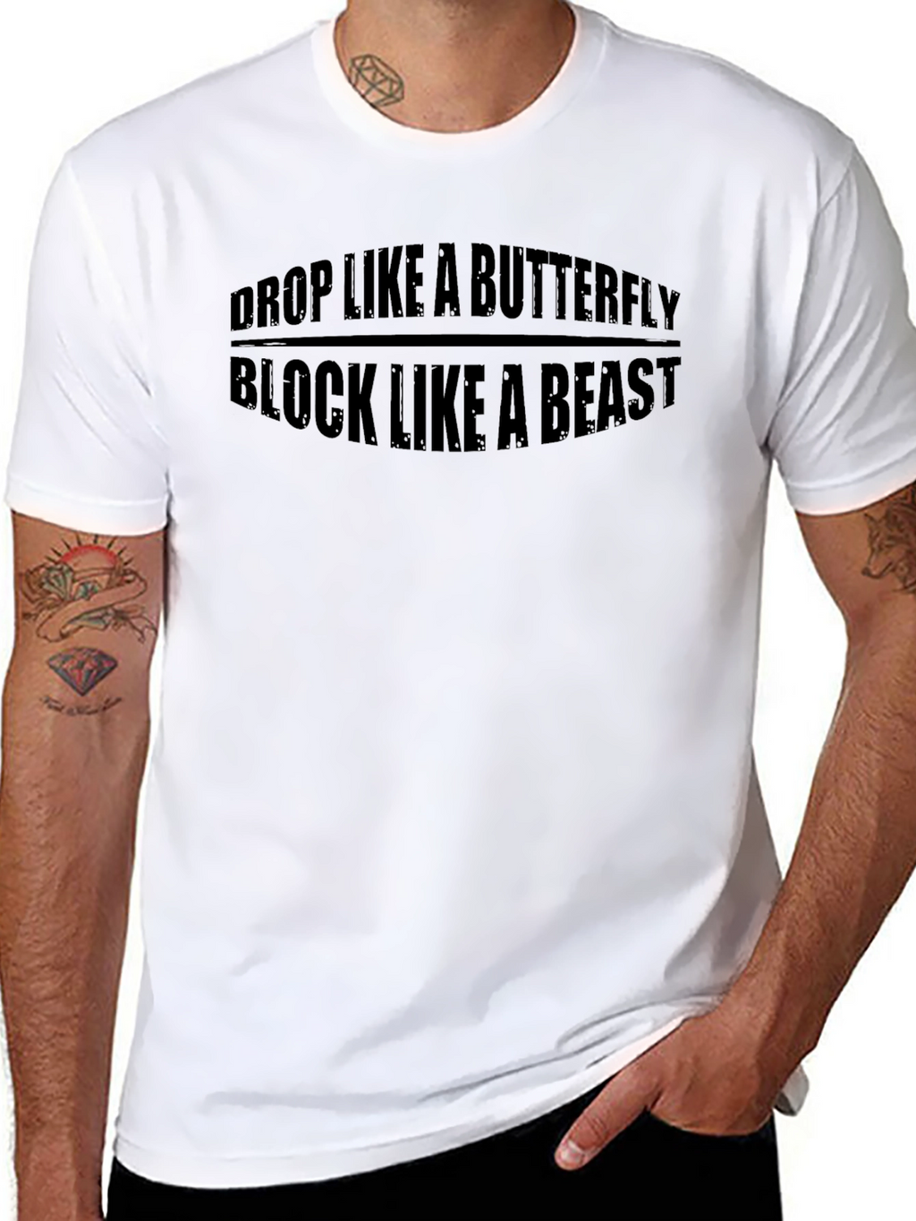 Drop Like a Butterfly Block Like a Beast T-Shirt