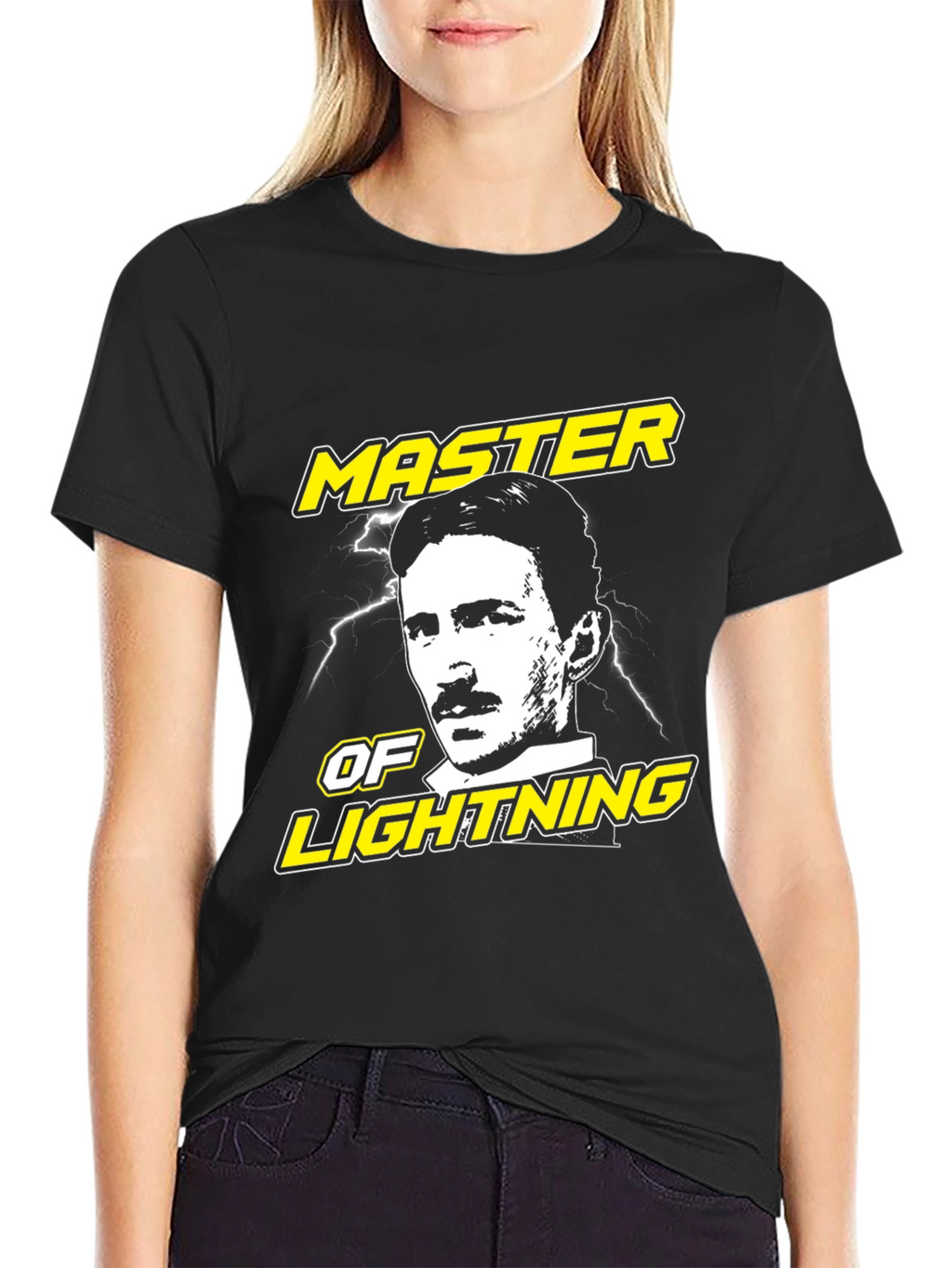 Master of Lightning Tesla Graphic T-Shirt