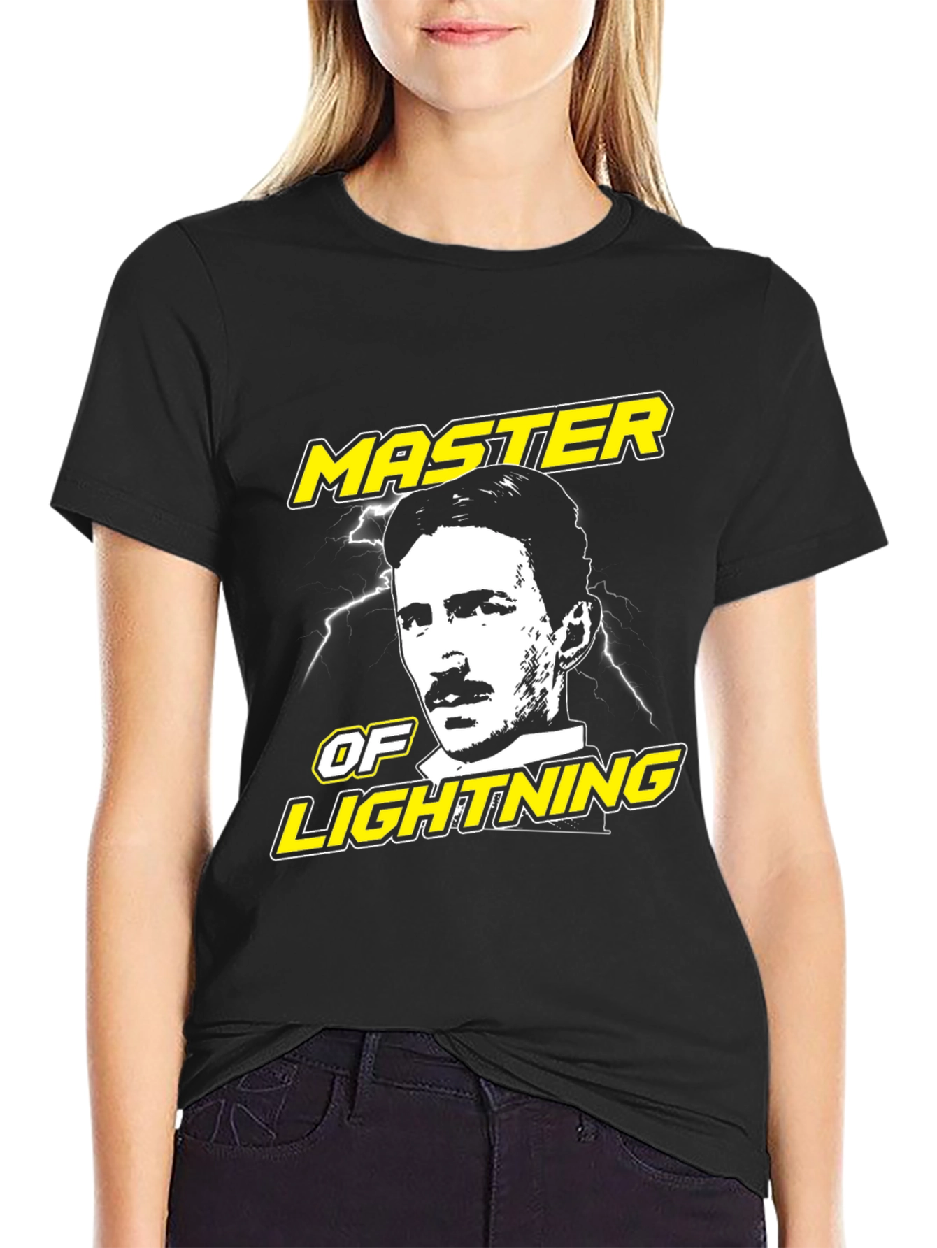 Master of Lightning Tesla Graphic T-Shirt