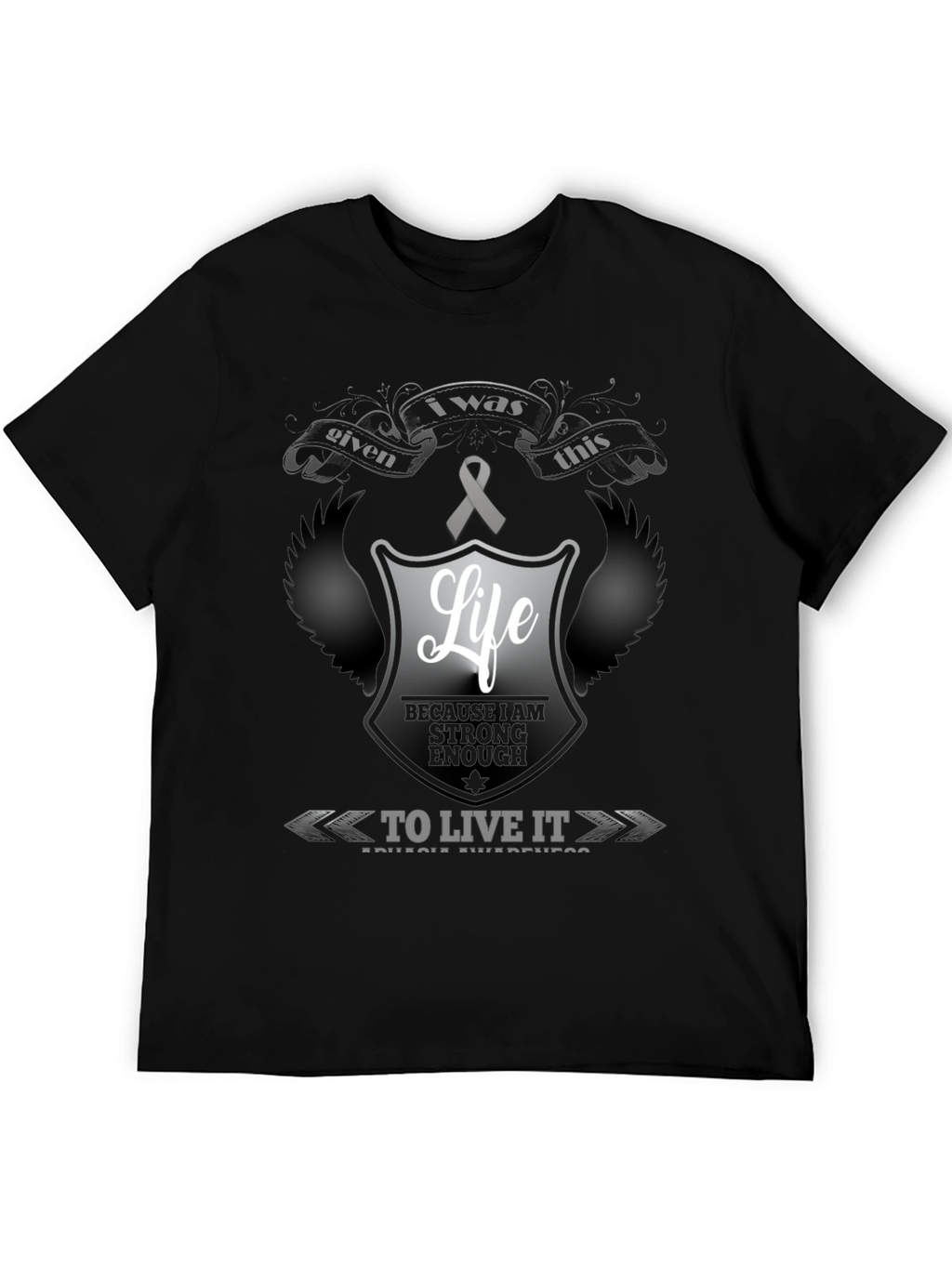 Strong Enough Life Awareness Tee