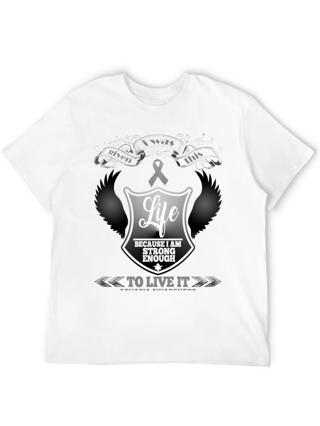 Strong Enough Life Awareness Tee