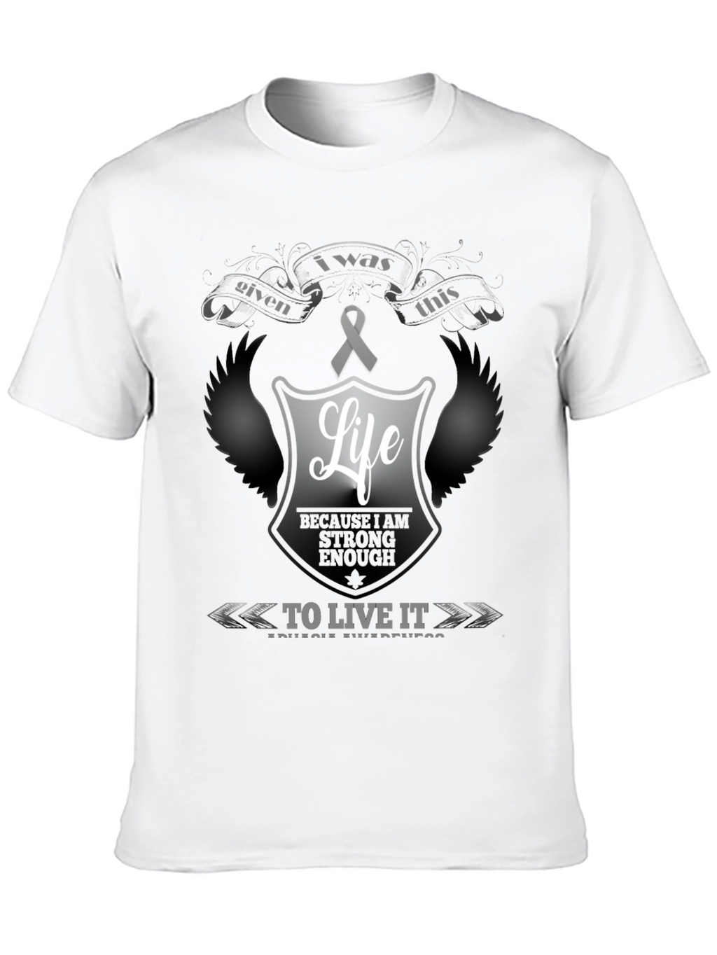 Strong Enough Life Awareness Tee