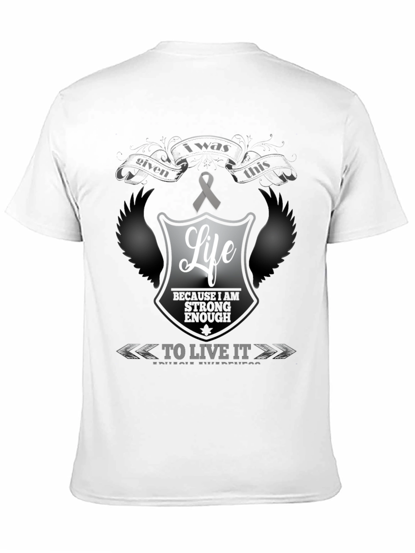 Strong Enough Life Awareness Tee